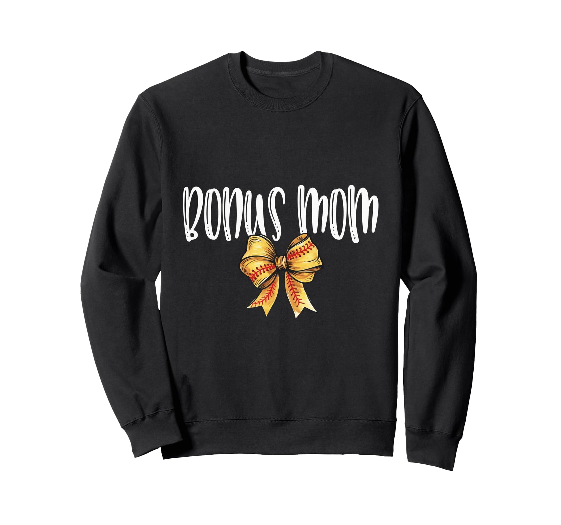 Coquette Baseball Bonus Mom Sweatshirt - Fun Novelty Design for Adults - T-Shirt, Sweatshirt, Hoodie