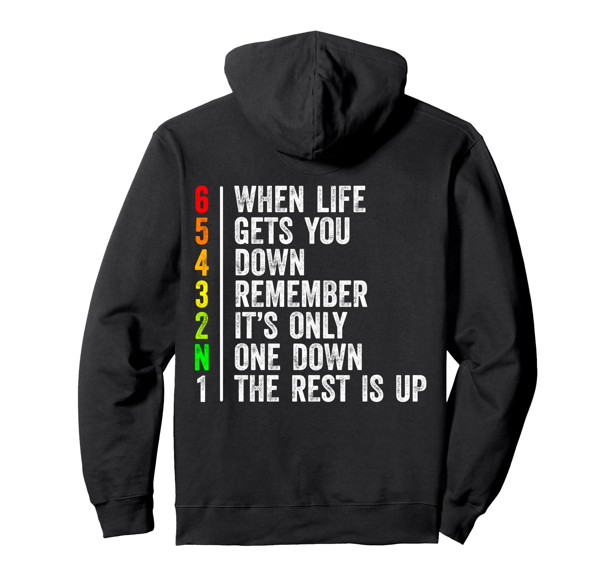 Biker When Life Gets You Down Hoodie - Trendy Graphic for Adults - T-Shirt, Sweatshirt, Hoodie