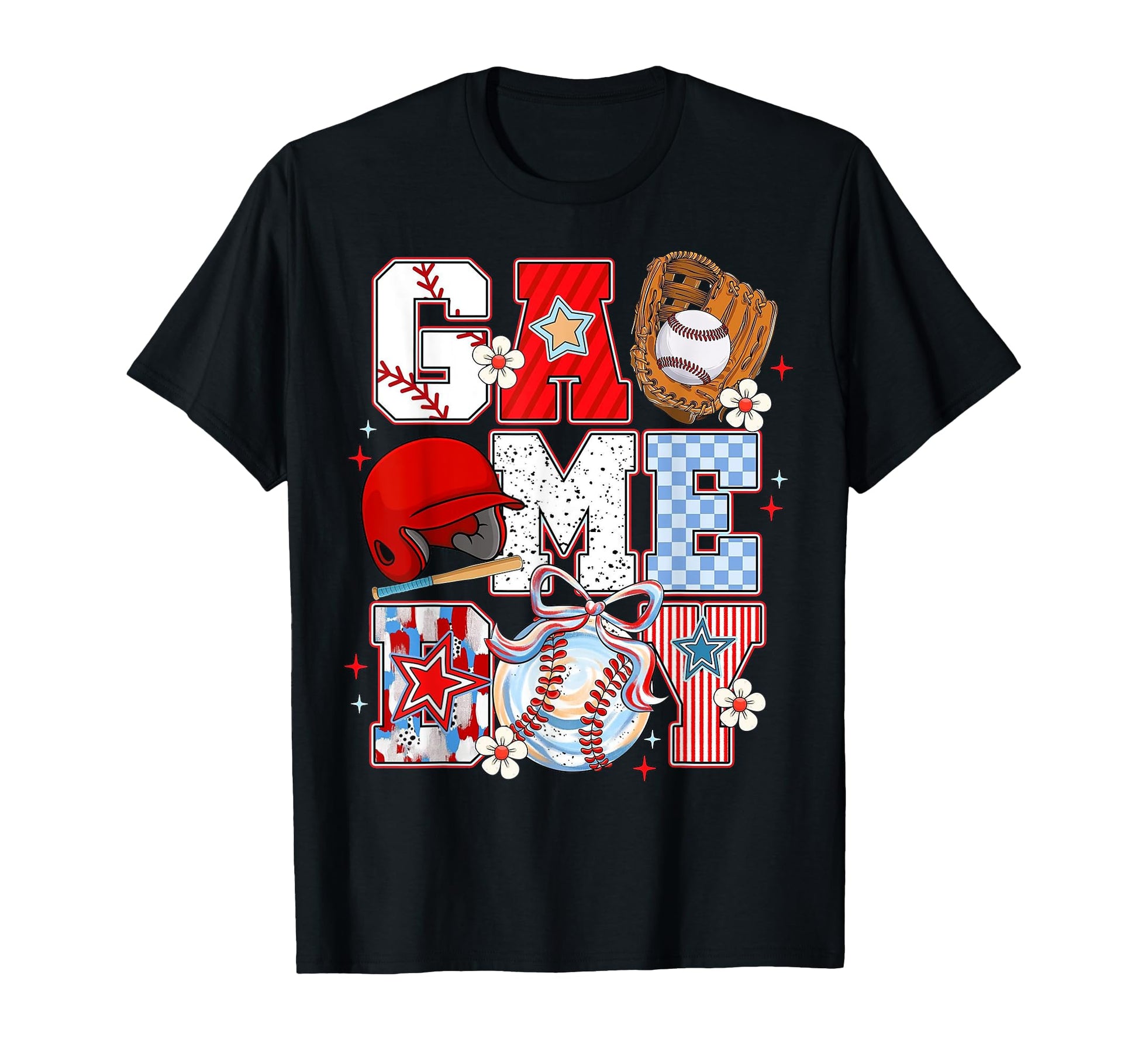 Game Day Baseball Mama Coquette T-Shirt - Unique Graphic Men Women - T-Shirt, Sweatshirt, Hoodie