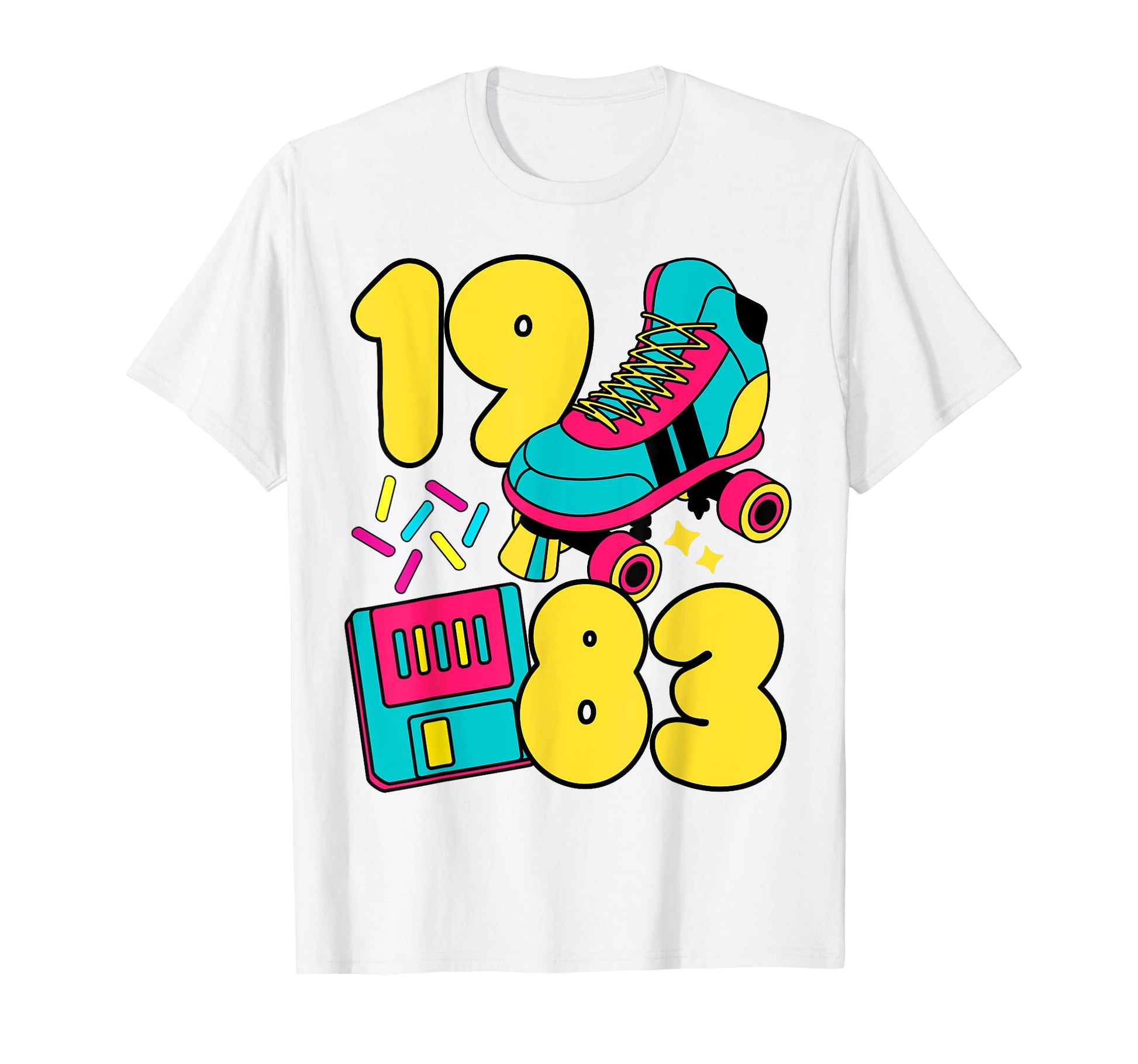 1983 Slow Tec 80S Candy Roller T-Shirt - Casual Everyday Wear for Adults - T-Shirt, Sweatshirt, Hoodie