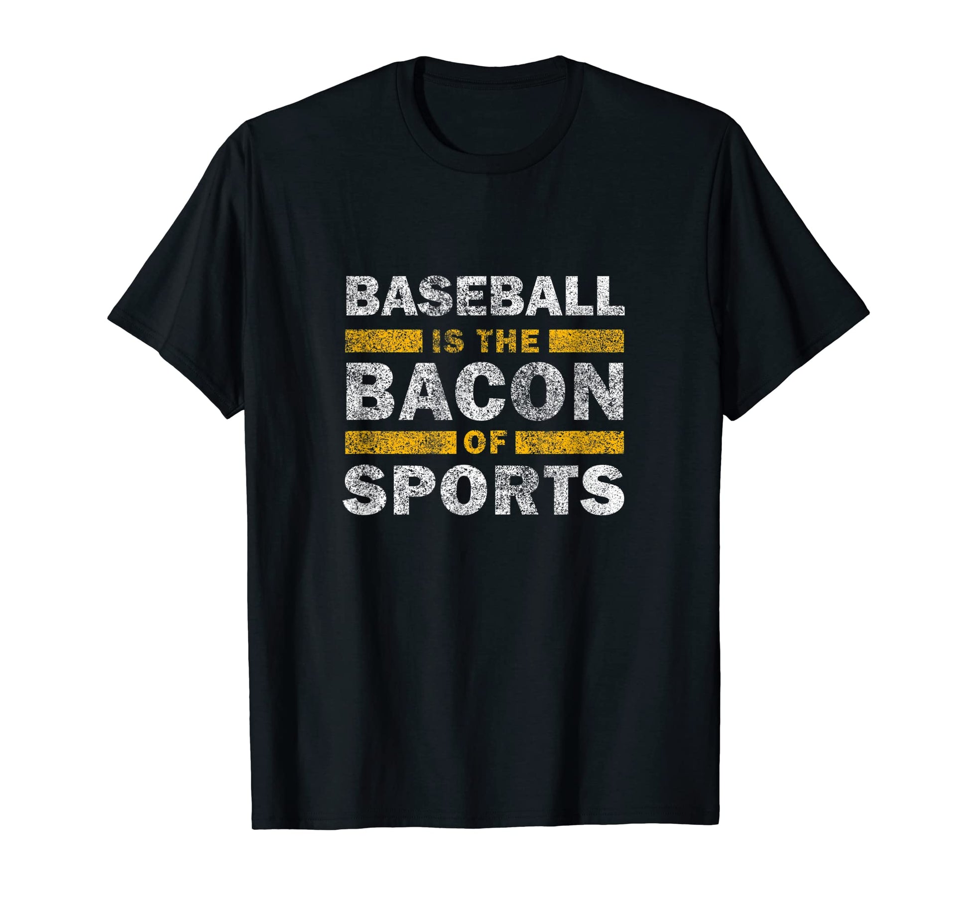 Baseball Funny Baseball Is Bacon T-Shirt - Casual Everyday Wear Men Women - T-Shirt, Sweatshirt, Hoodie