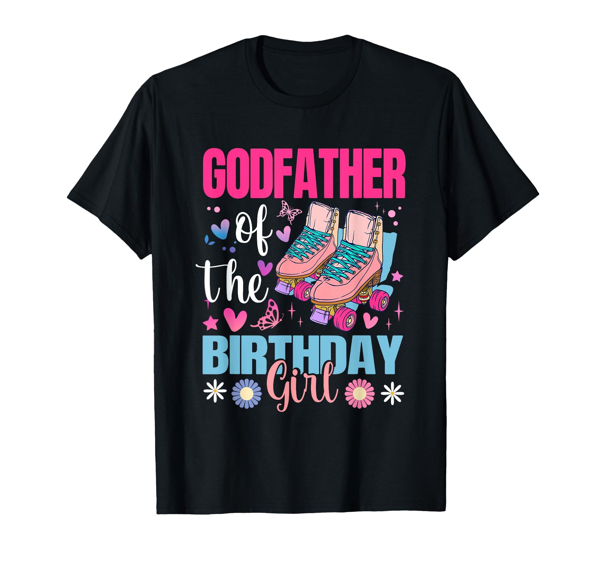 Godfather Birthday Rolling Skate T-Shirt - Custom Art Print for Adults - T-Shirt, Sweatshirt, Hoodie