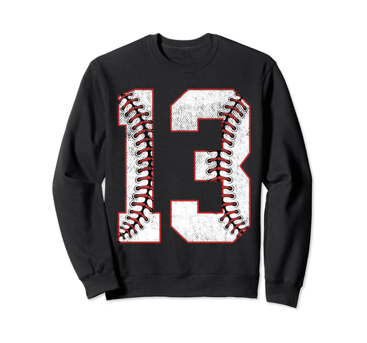 13Th Birthday Party Thirteen 13 Sweatshirt - Streetwear Style for Adults - T-Shirt, Sweatshirt, Hoodie