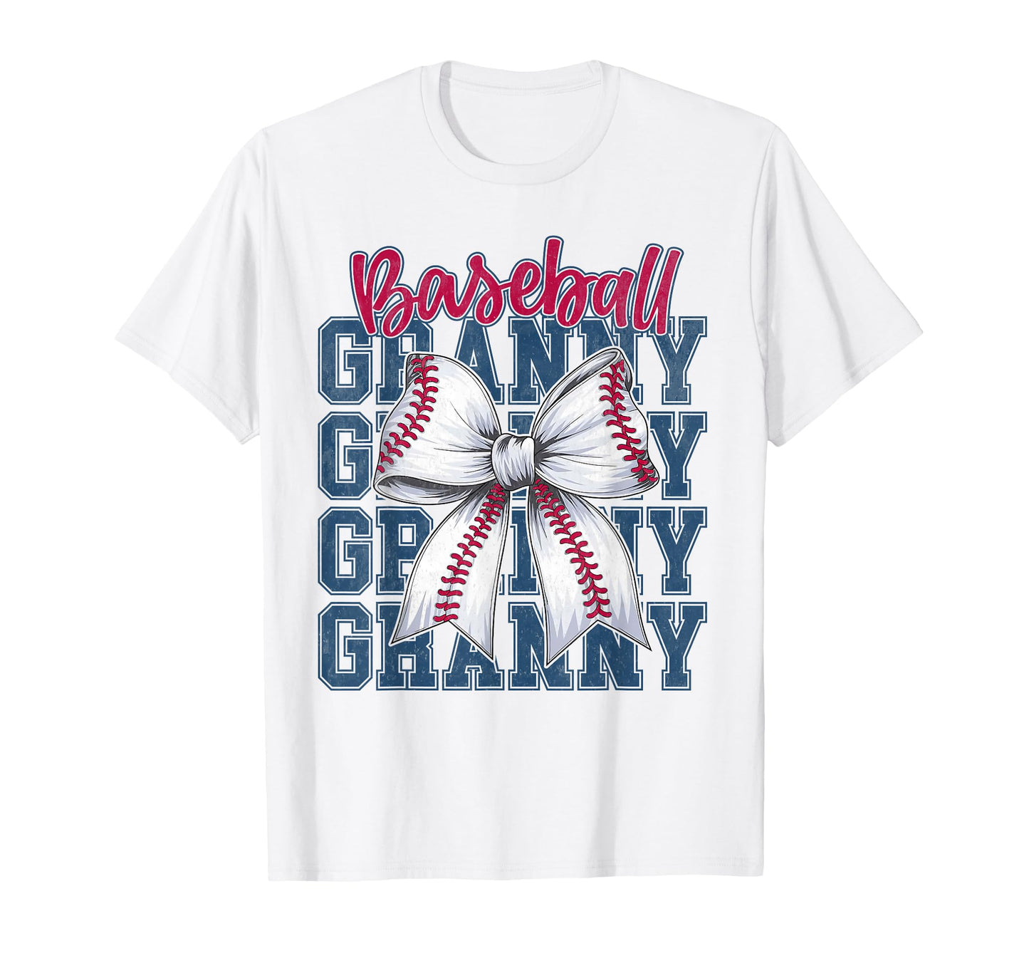 Baseball Granny Biggest Fan Grandma T-Shirt - Unique Graphic Unisex - T-Shirt, Sweatshirt, Hoodie
