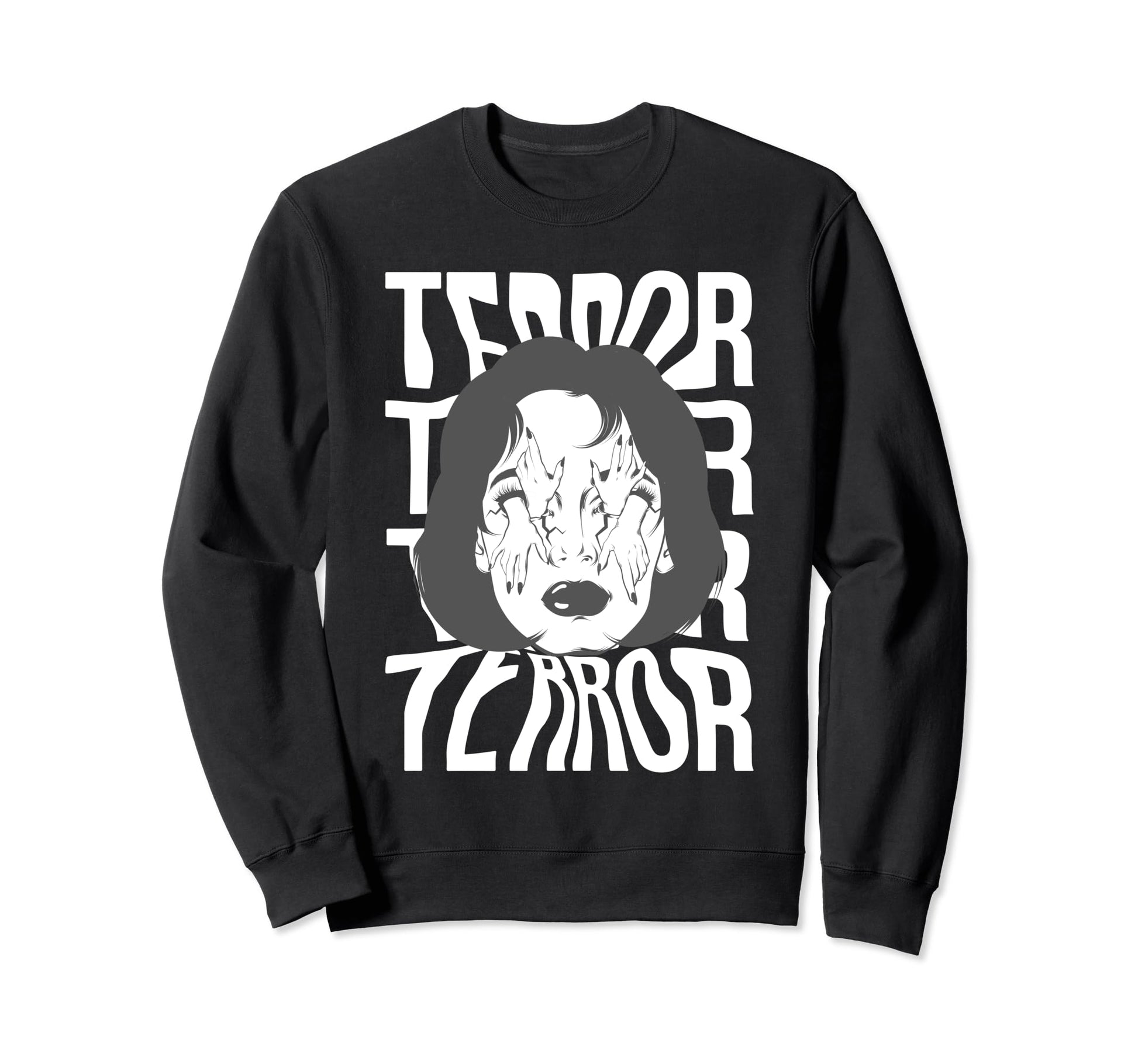 Terror Surreal Horror Streetwear Sweatshirt - Unique Graphic Unisex - T-Shirt, Sweatshirt, Hoodie