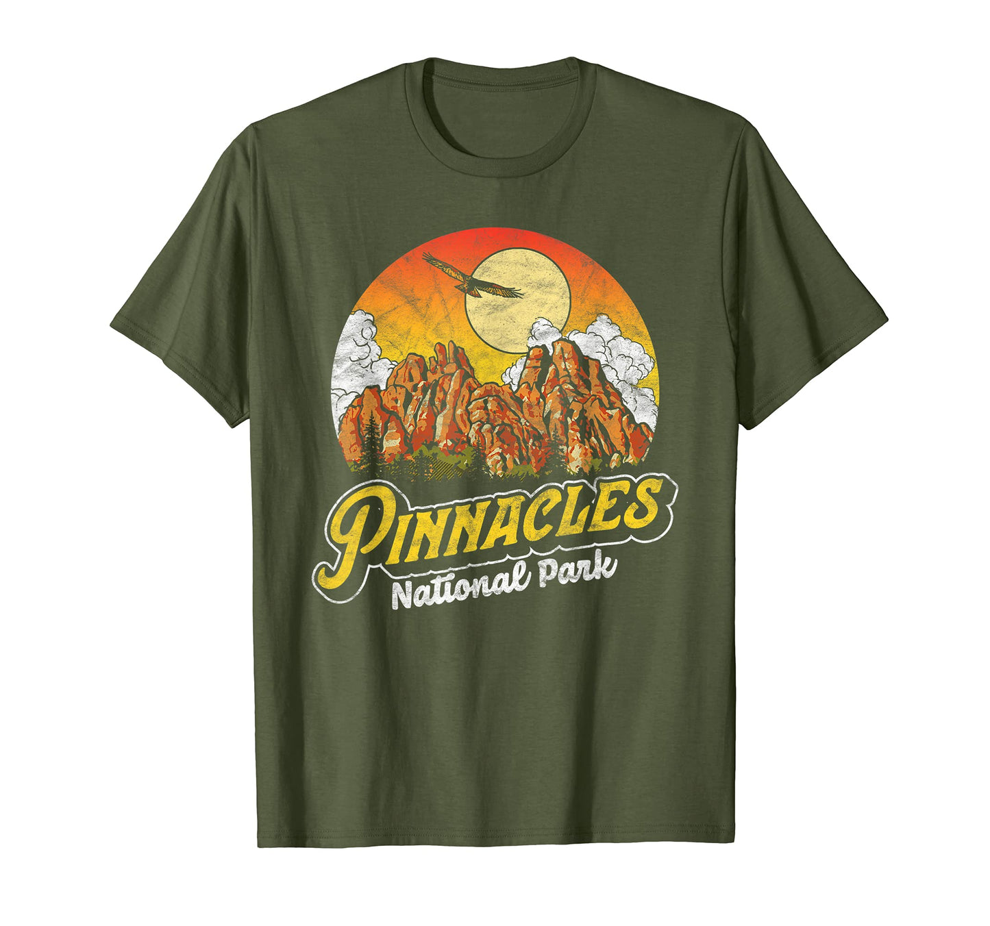 Pinnacles National Park California T-Shirt - Graphic Print Unisex - T-Shirt, Sweatshirt, Hoodie