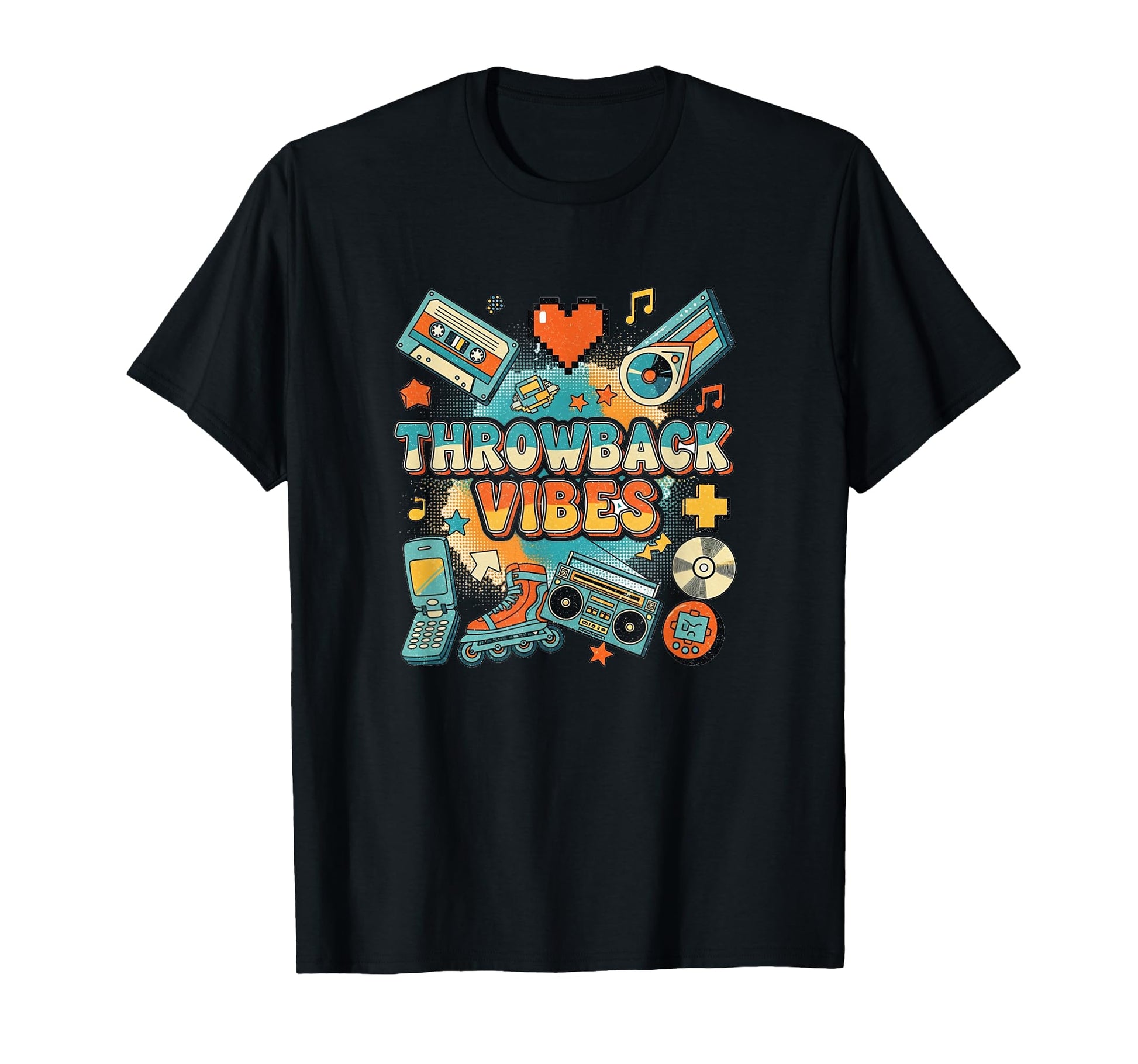 Throwback Vibes 90S Y2K Aesthetic T-Shirt - Aesthetic Graphic Unisex - T-Shirt, Sweatshirt, Hoodie