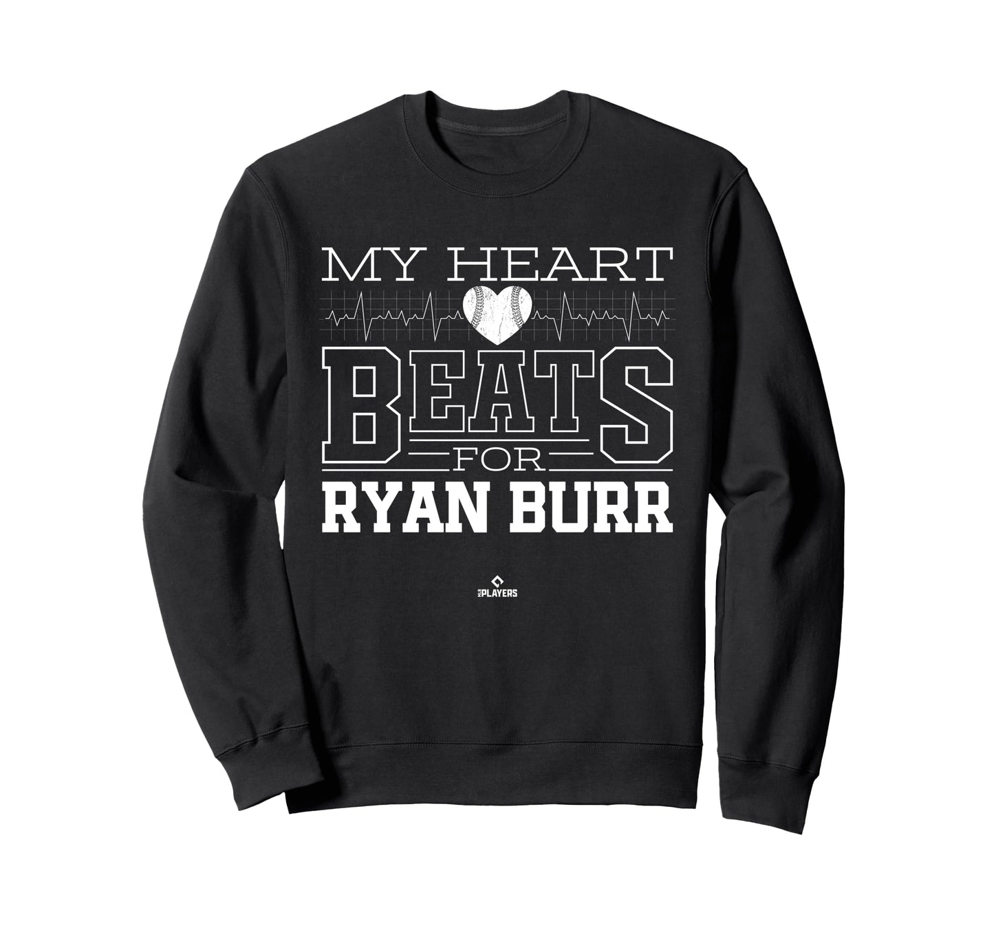 My Heart Beats Ryan Burr Prospect Sweatshirt - Minimalist Print for Adults - T-Shirt, Sweatshirt, Hoodie