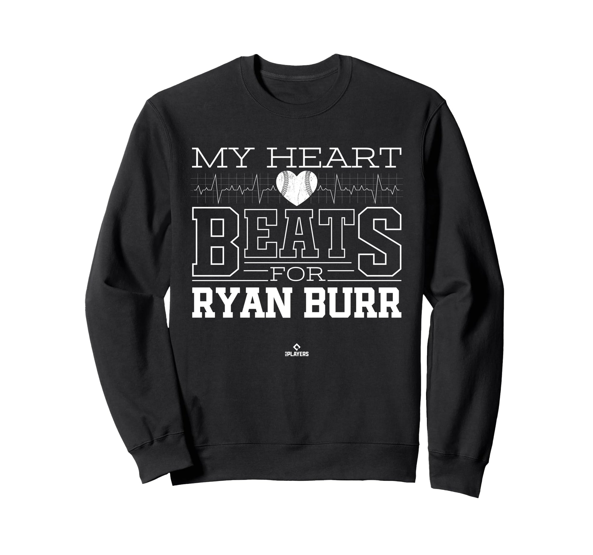 My Heart Beats Ryan Burr Prospect Sweatshirt - Minimalist Print for Adults - T-Shirt, Sweatshirt, Hoodie