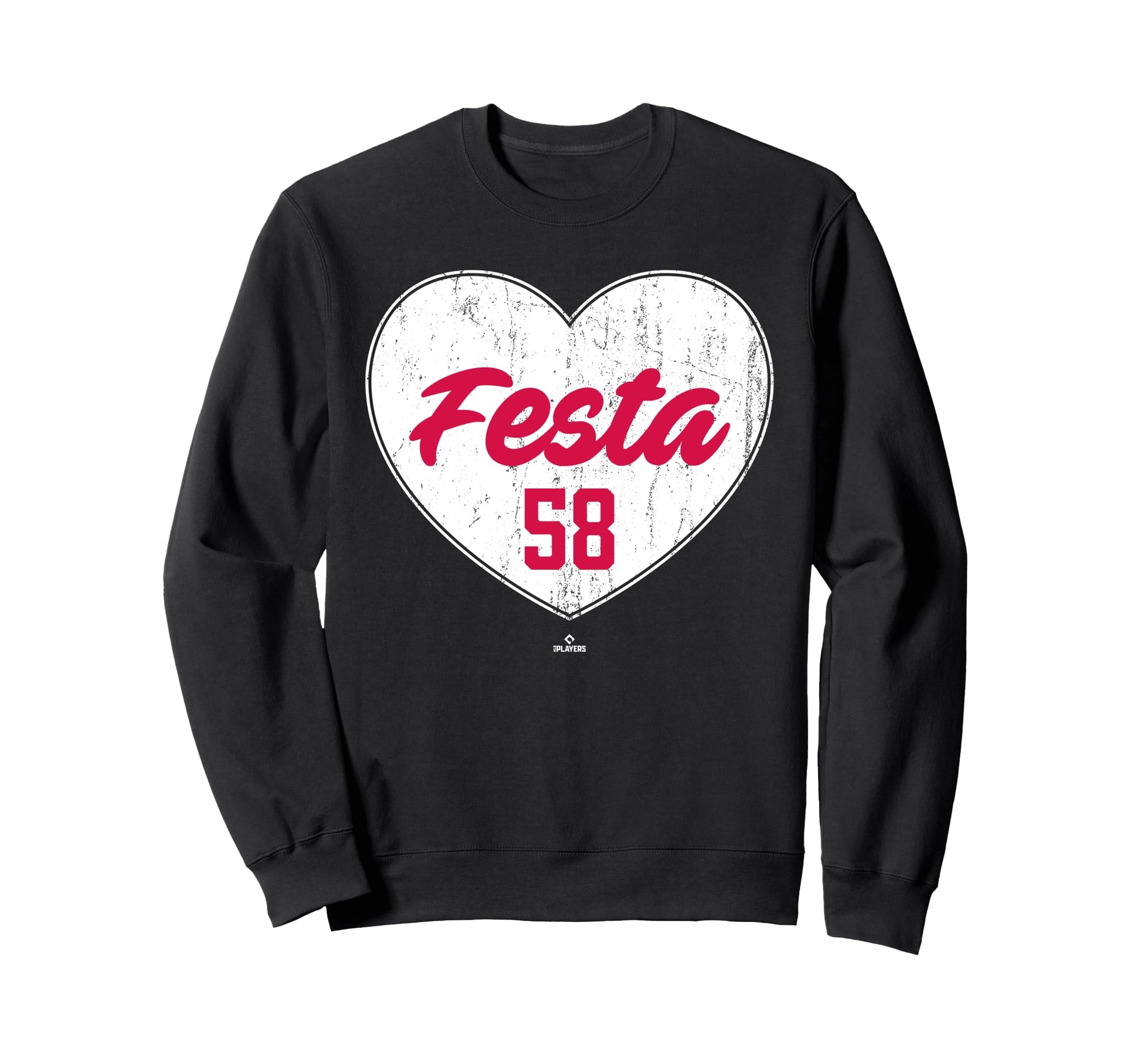 Distressed Heart David Festa Sweatshirt - Casual Everyday Wear for Adults - T-Shirt, Sweatshirt, Hoodie