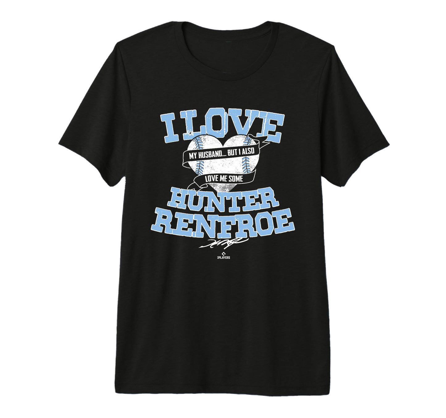 I Love Hunter Renfroe Tri Blend T-Shirt - Custom Art Print Unisex - T-Shirt, Sweatshirt, Hoodie
