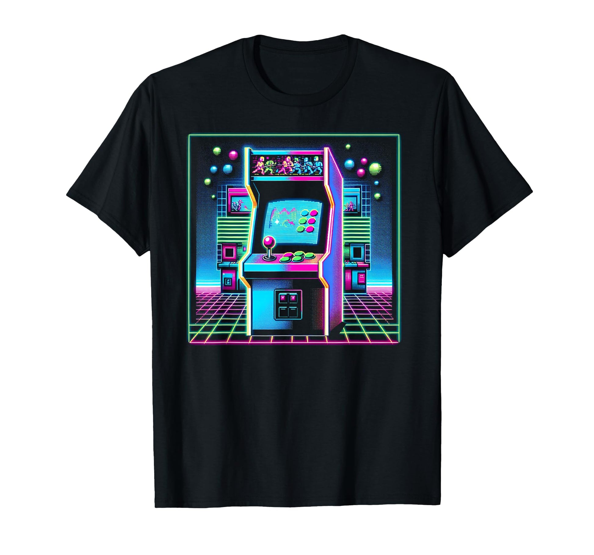 1980S Arcade Pixel Art T-Shirt - Streetwear Style Men Women - T-Shirt, Sweatshirt, Hoodie