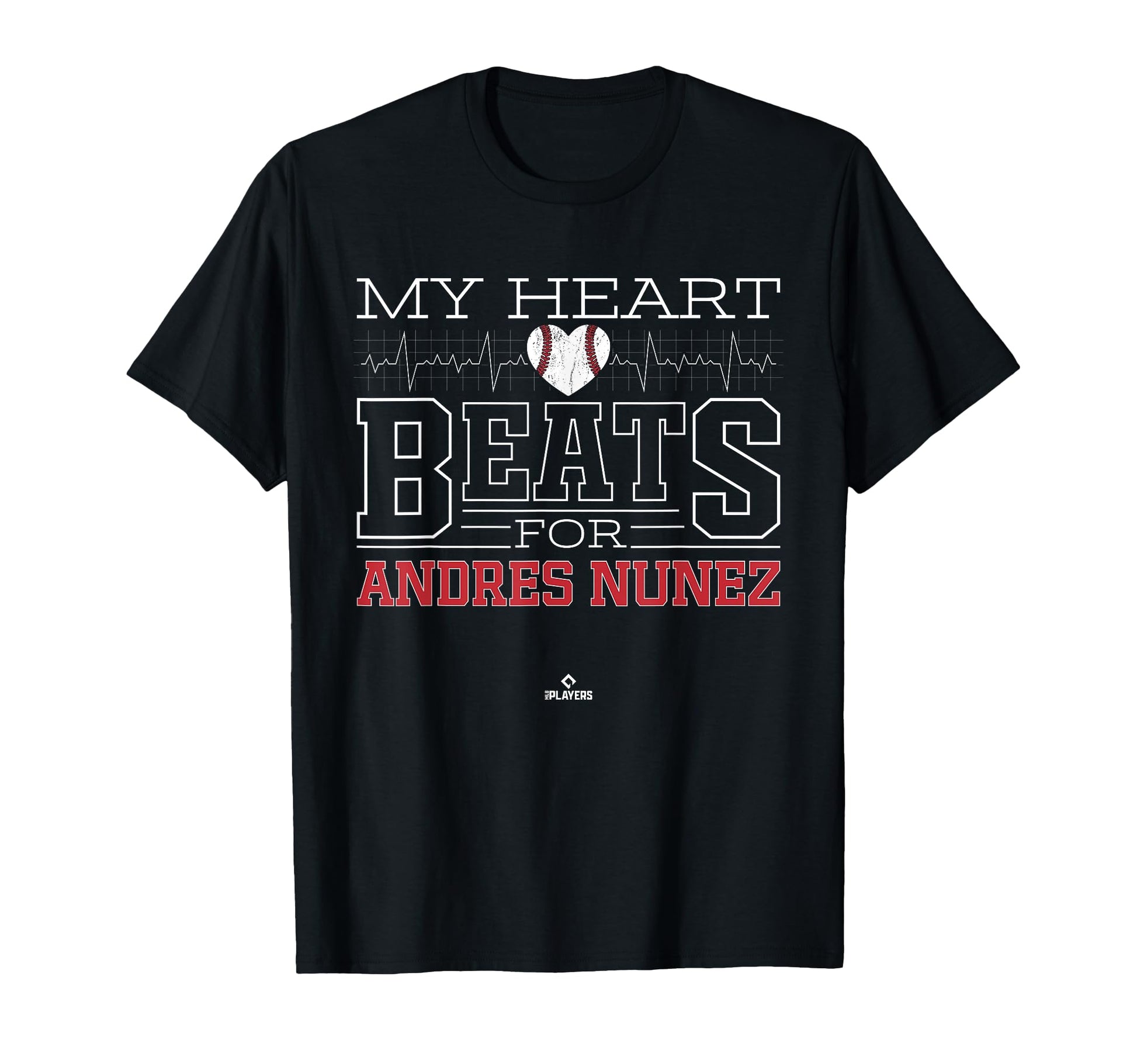 My Heart Beats Andres Nunez Prospect T-Shirt - Unique Graphic Men Women - T-Shirt, Sweatshirt, Hoodie