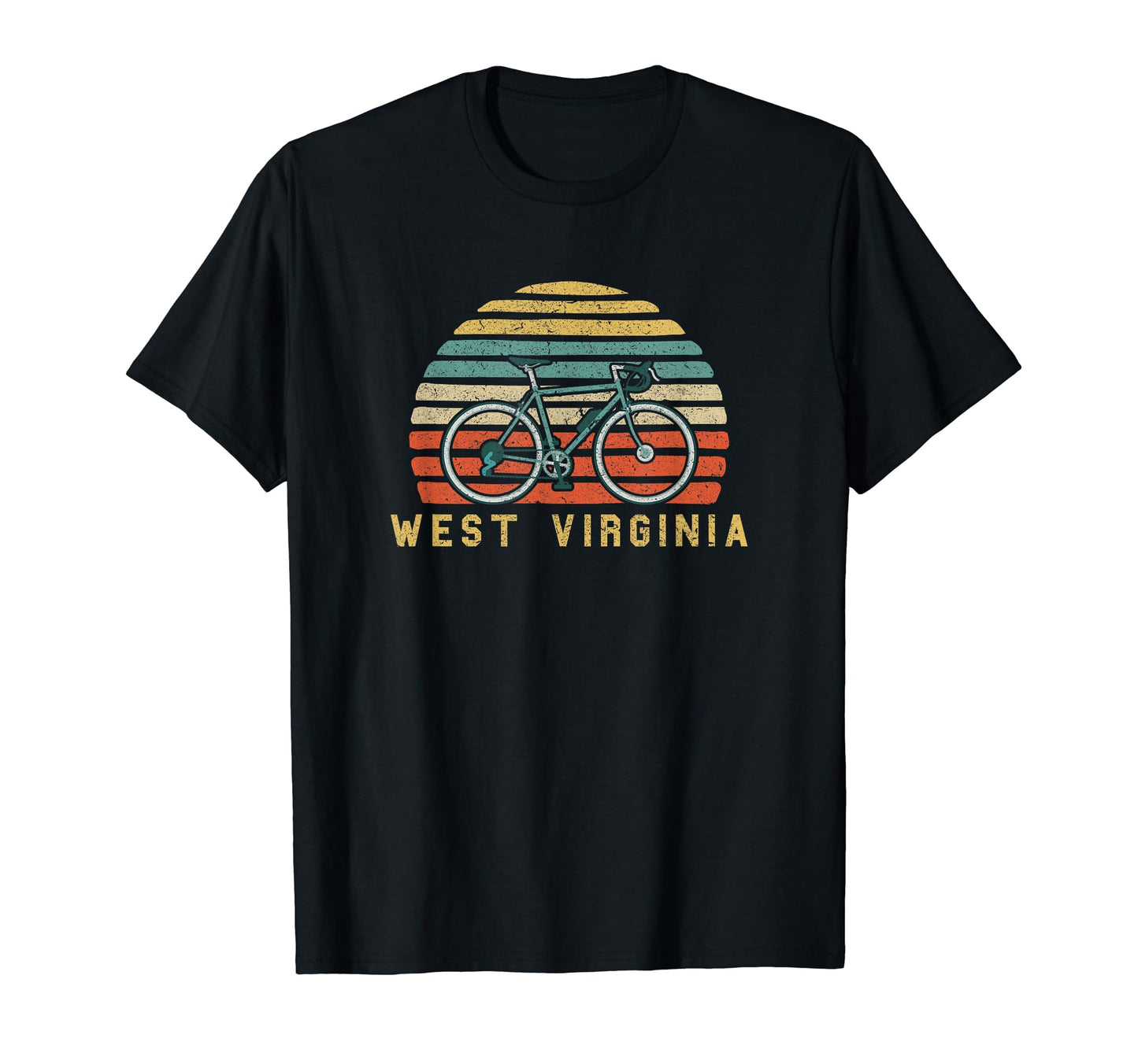 Bike West Virginia Cyclist T-Shirt - Streetwear Style Men Women - T-Shirt, Sweatshirt, Hoodie