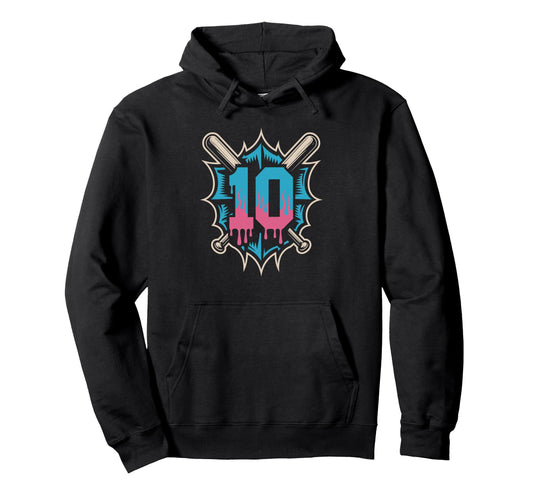 Baseball Birthday Party Home Run Hoodie - Trendy Graphic for Adults - T-Shirt, Sweatshirt, Hoodie