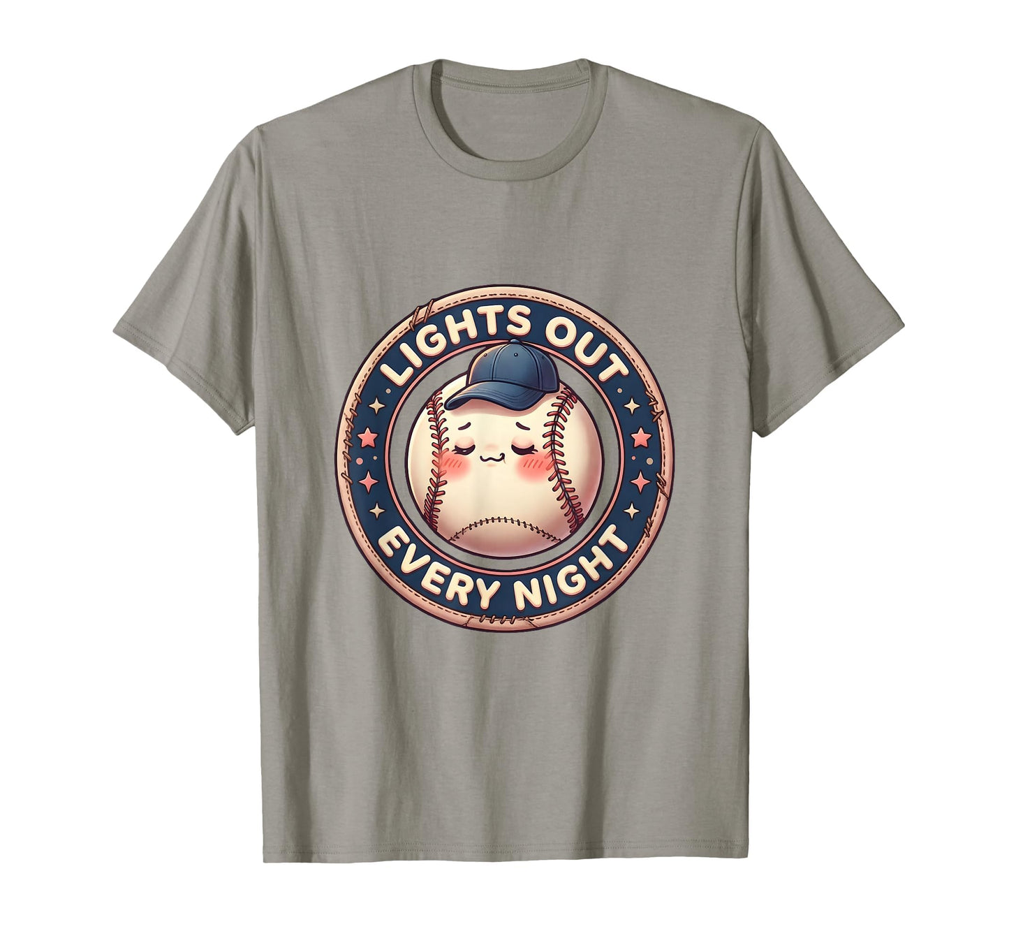 Lights Out Every Night Baseball T-Shirt - Unique Graphic Unisex - T-Shirt, Sweatshirt, Hoodie