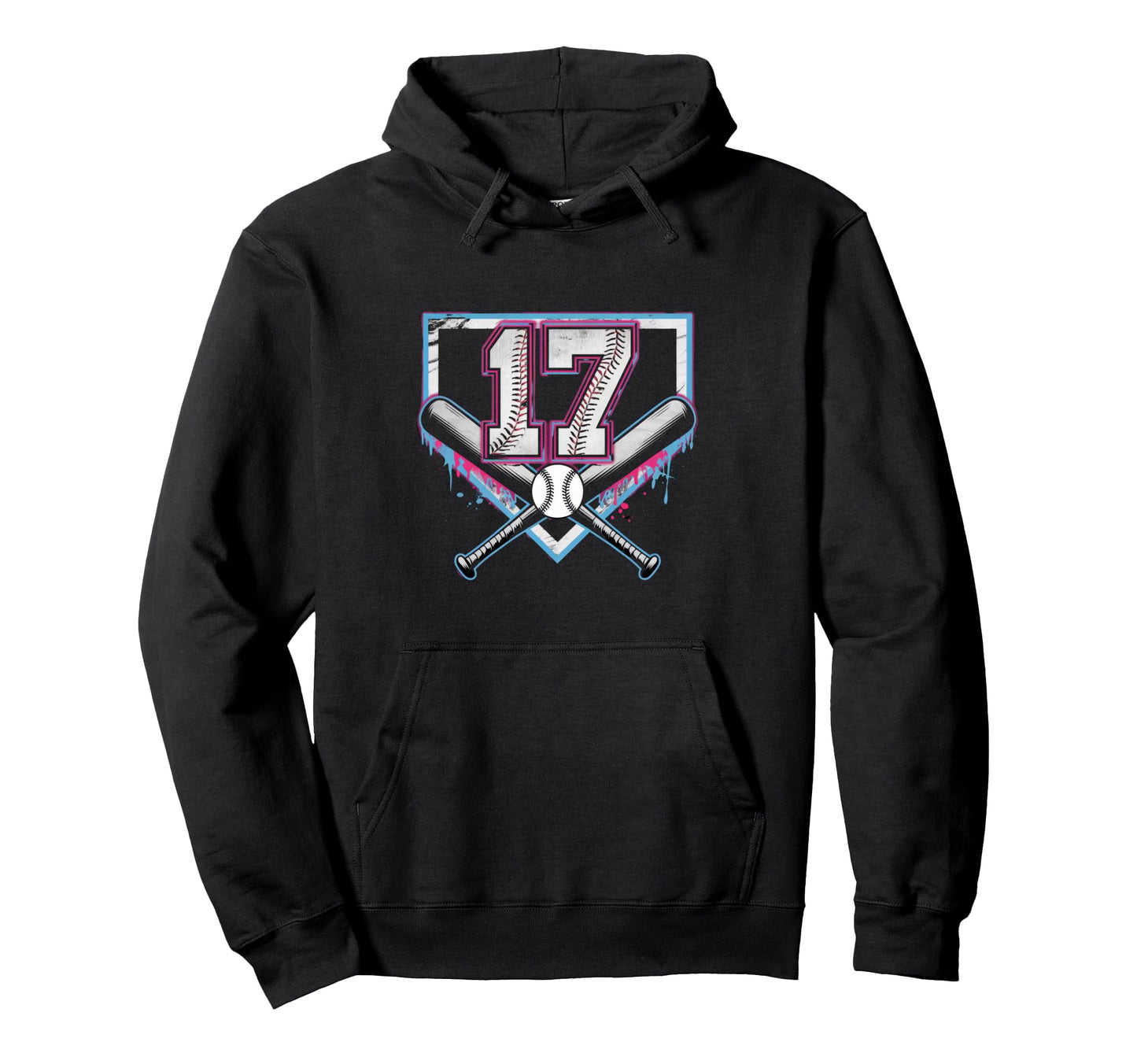 17Th Birthday Baseball Home Ice Cream Hoodie - Aesthetic Graphic Men Women - T-Shirt, Sweatshirt, Hoodie