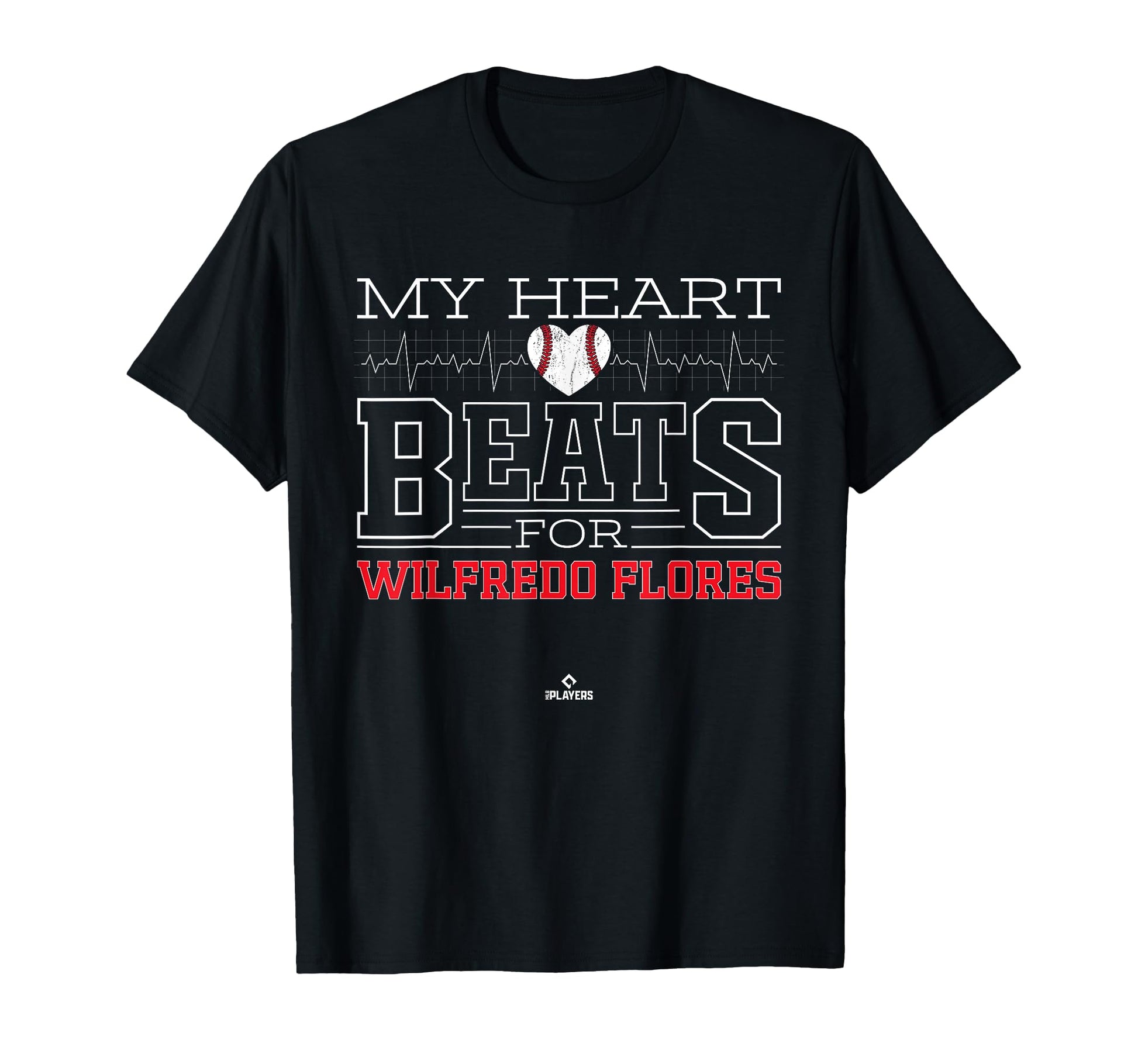 My Heart Beats Wilfredo Flores T-Shirt - Fun Novelty Design Men Women - T-Shirt, Sweatshirt, Hoodie