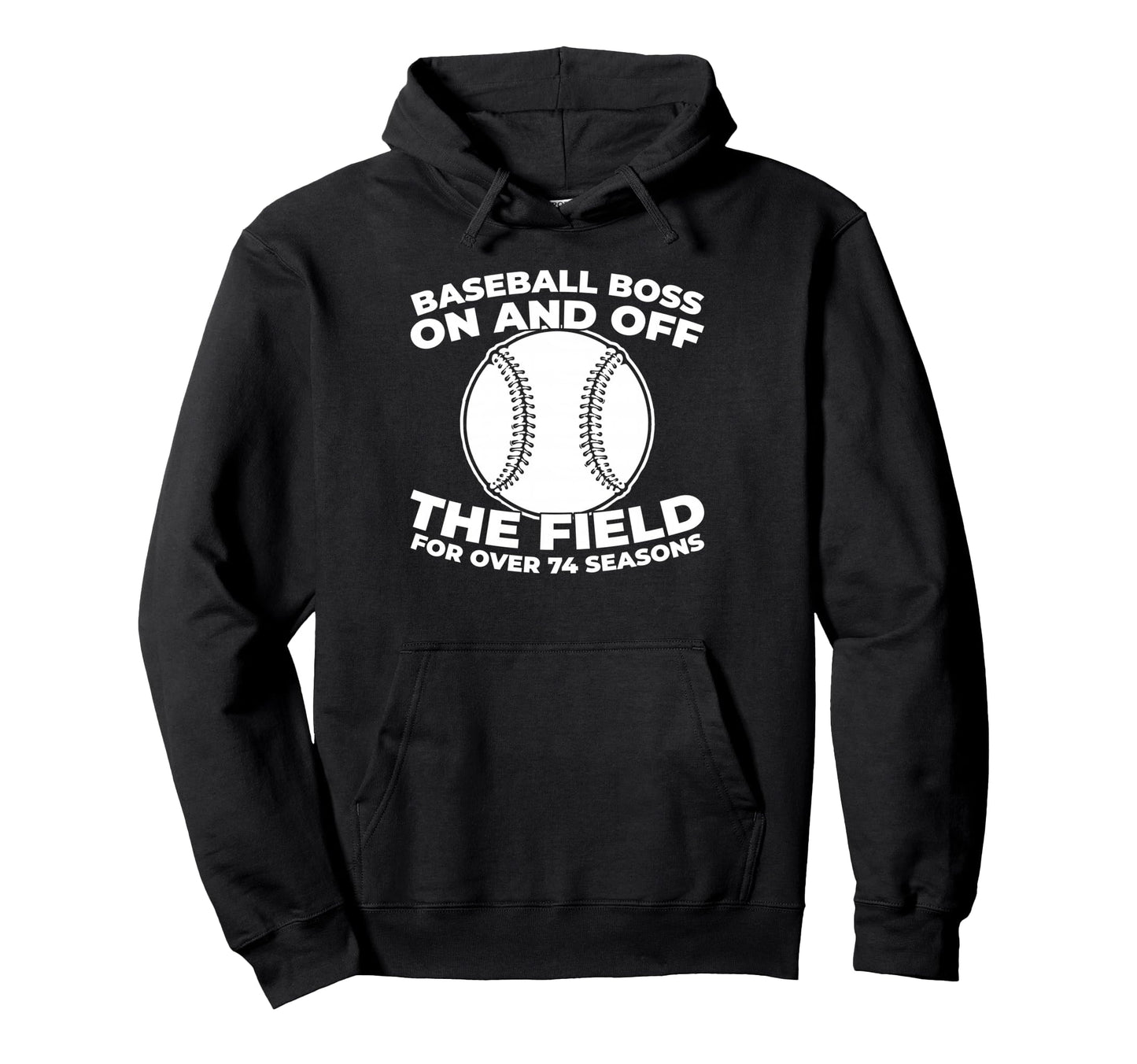 74 Years Old Baseballer Player Sport Hoodie - Custom Art Print Men Women - T-Shirt, Sweatshirt, Hoodie