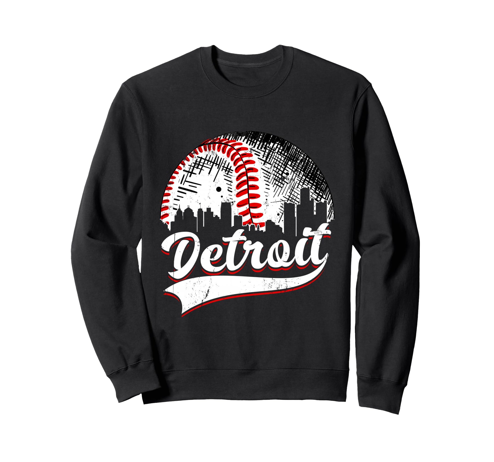 Detroit Baseball Lover Game Day Sweatshirt - Graphic Print Men Women - T-Shirt, Sweatshirt, Hoodie