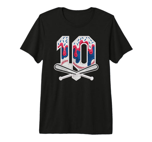 10Th Birthday Baseball Party Future T-Shirt - Unique Graphic for Adults - T-Shirt, Sweatshirt, Hoodie