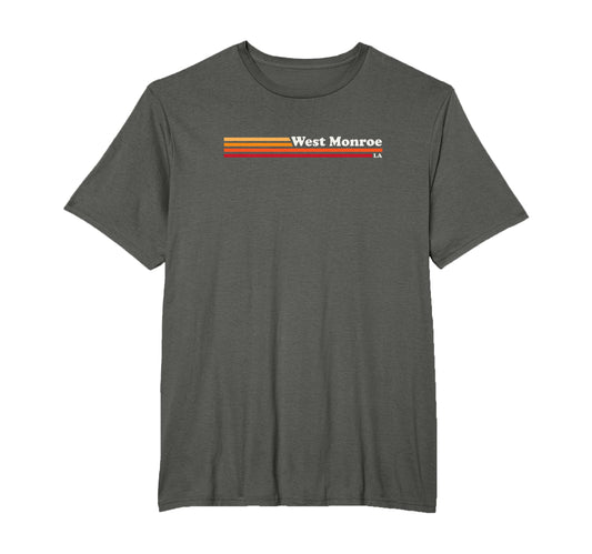 1980S West Monroe Louisiana T-Shirt - Casual Everyday Wear Unisex - T-Shirt, Sweatshirt, Hoodie