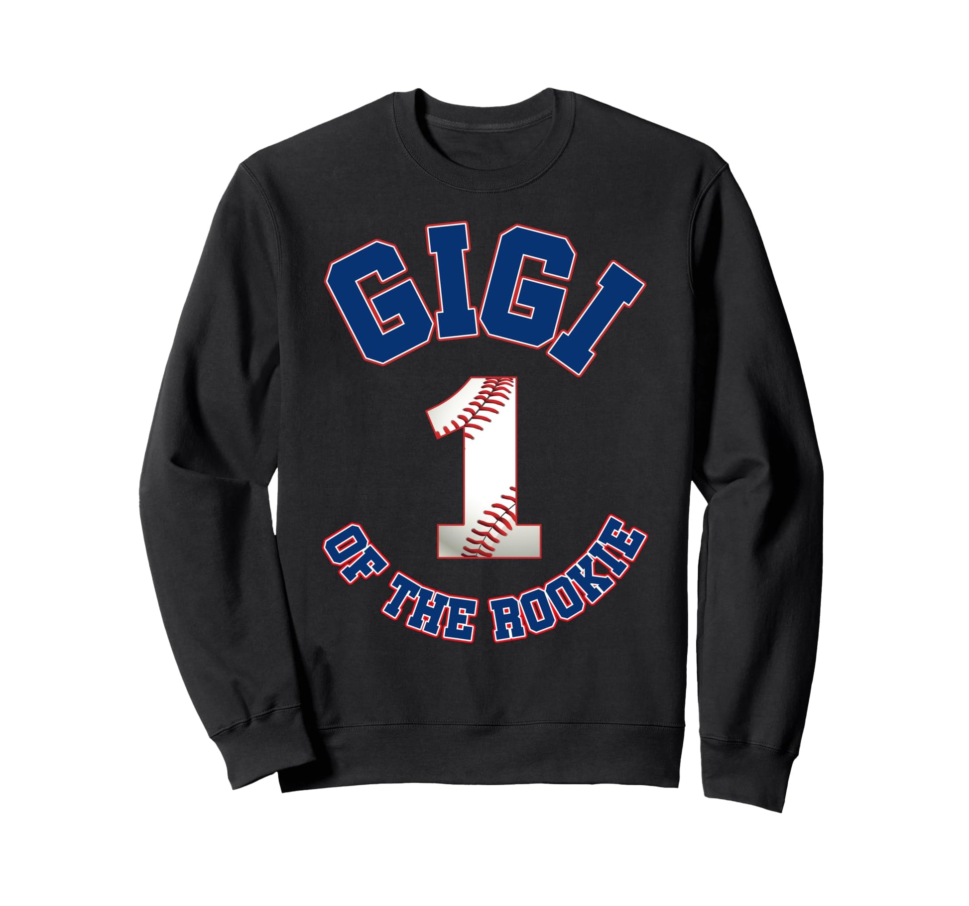 Gigi Rookie 1St Birthday Baseball Family Sweatshirt - Graphic Print Unisex - T-Shirt, Sweatshirt, Hoodie