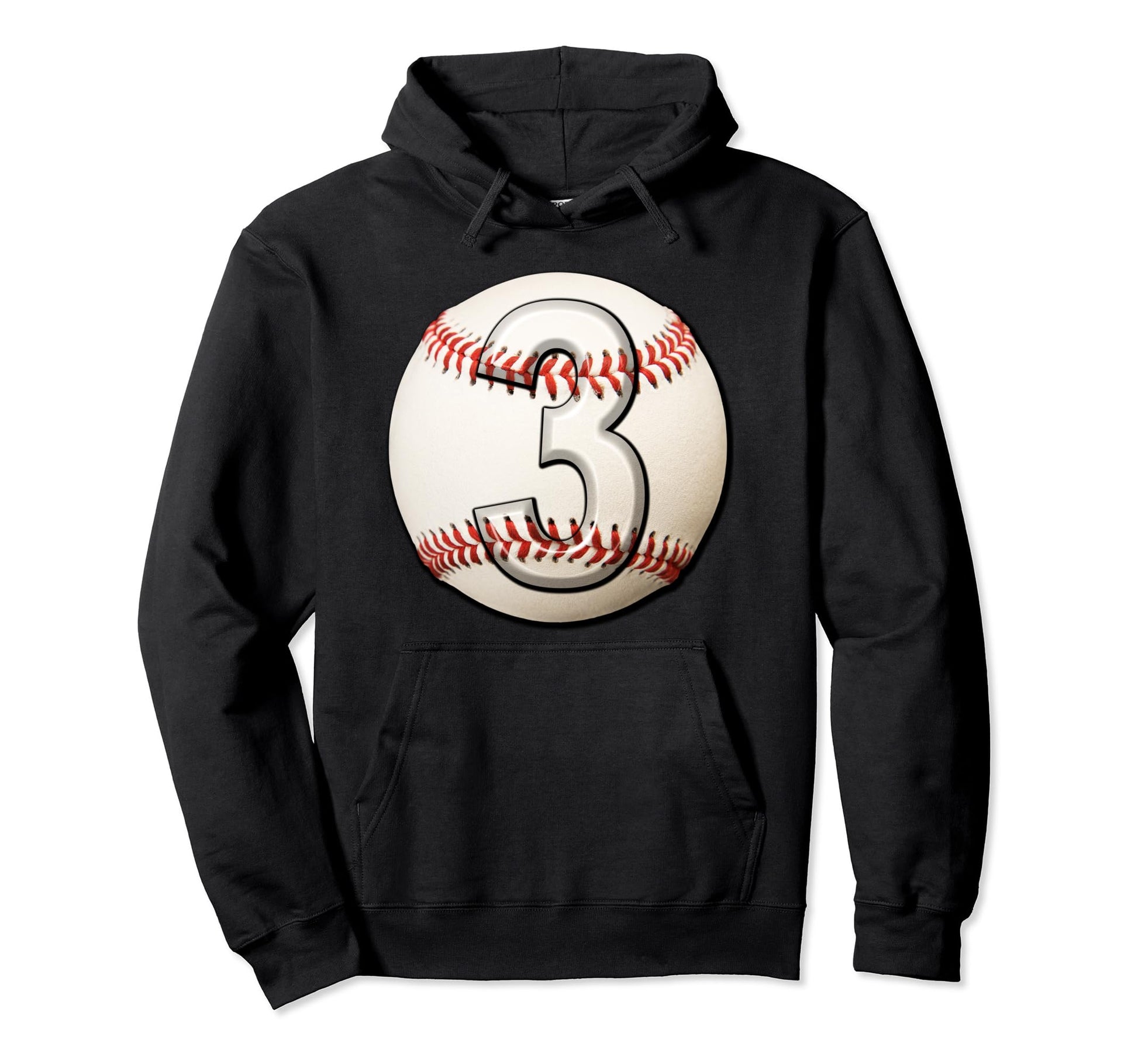 Baseball 3Rd Birthday Sports Product Hoodie - Trendy Graphic for Adults - T-Shirt, Sweatshirt, Hoodie