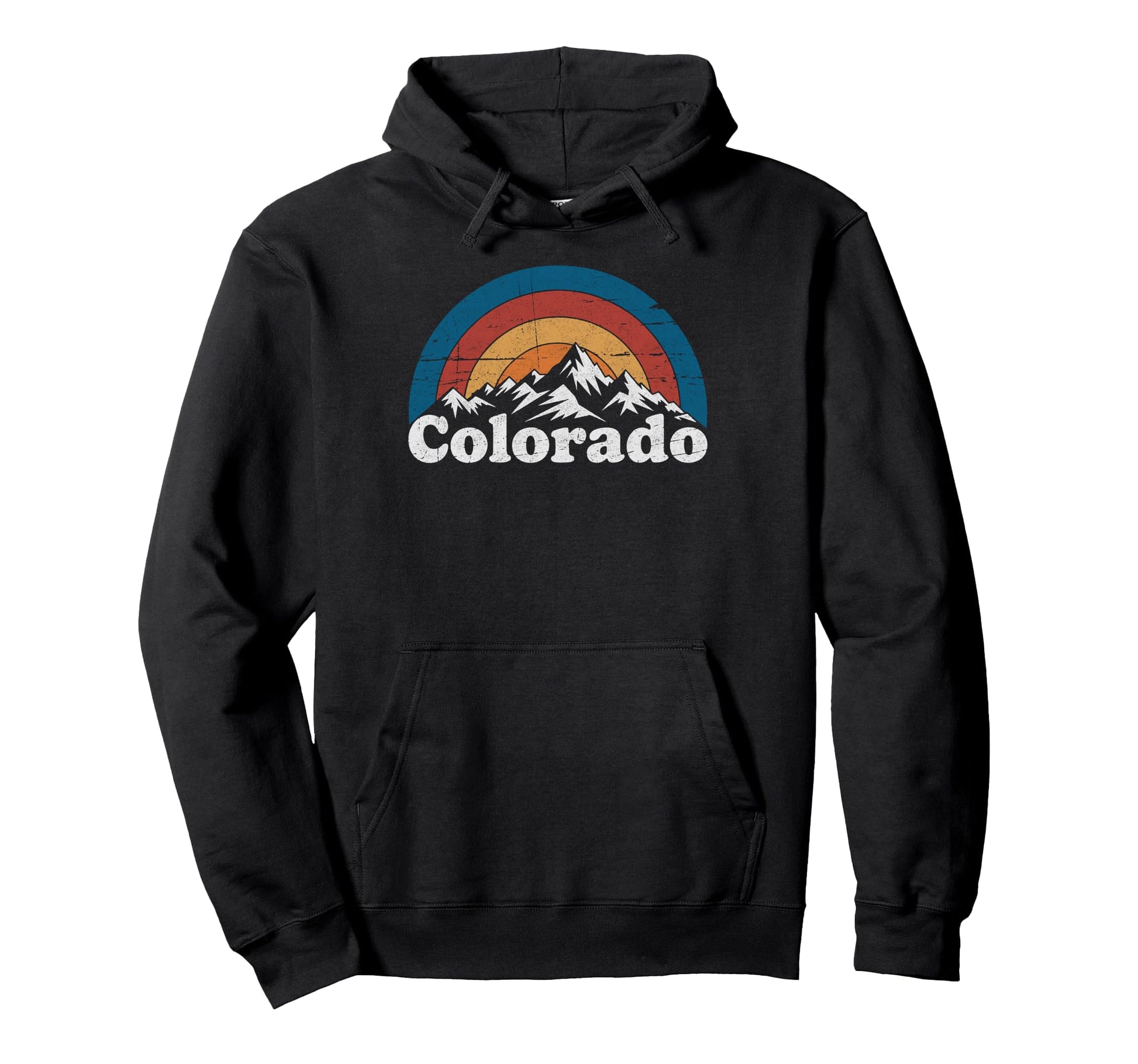 Colorado Mountains Nature Hiking Hoodie - Fun Novelty Design Men Women - T-Shirt, Sweatshirt, Hoodie