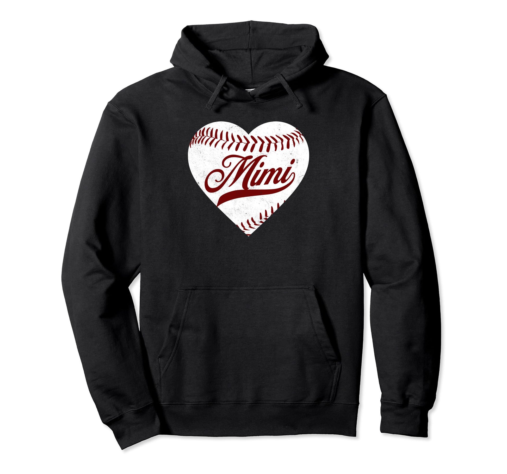 Funny Mimi Loves Baseball Hoodie - Casual Everyday Wear for Adults - T-Shirt, Sweatshirt, Hoodie