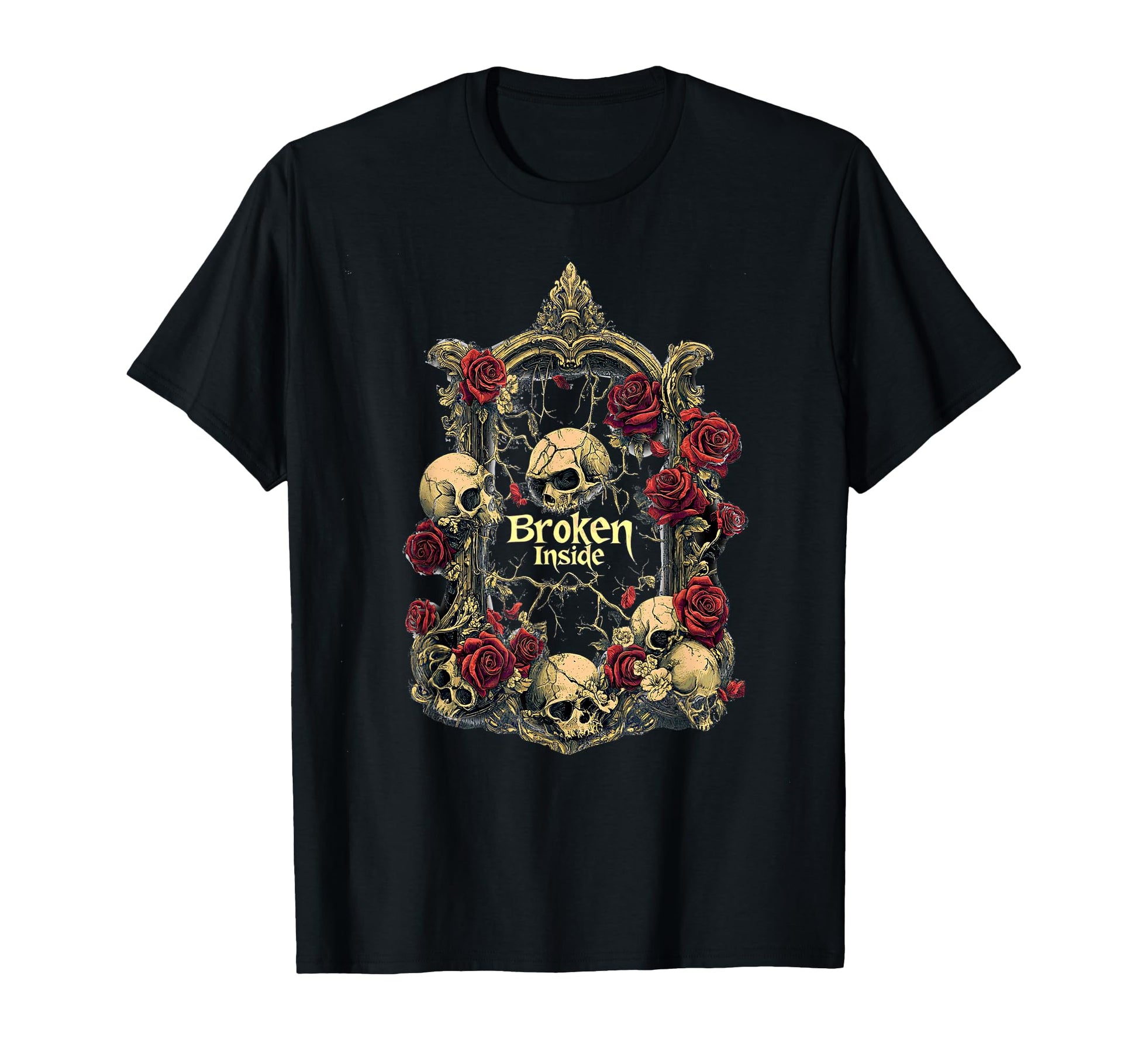 Broken Inside Gothic Alt Grunge Hip T-Shirt - Streetwear Style Men Women - T-Shirt, Sweatshirt, Hoodie