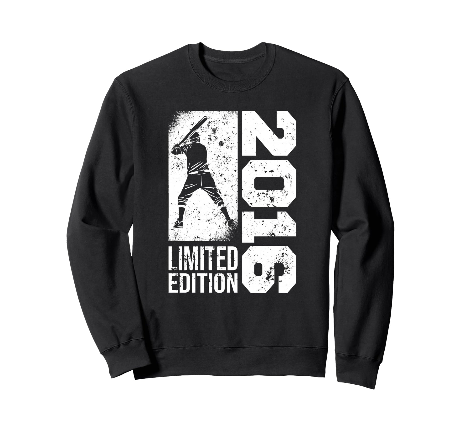 Baseball Player Born 2016 Sweatshirt - Aesthetic Graphic for Adults - T-Shirt, Sweatshirt, Hoodie