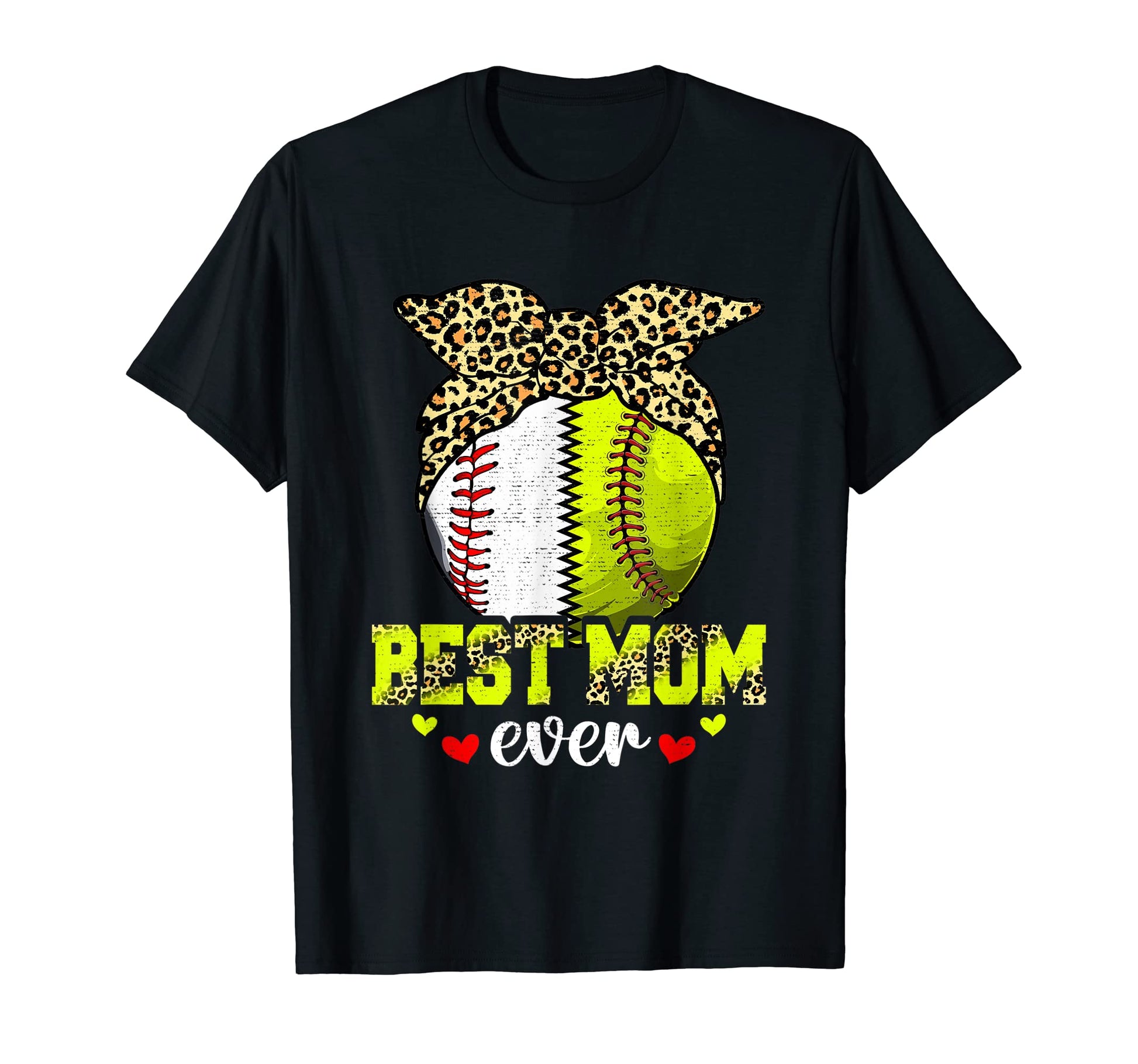Leopard Softball Bandana Funny T-Shirt - Casual Everyday Wear for Adults - T-Shirt, Sweatshirt, Hoodie