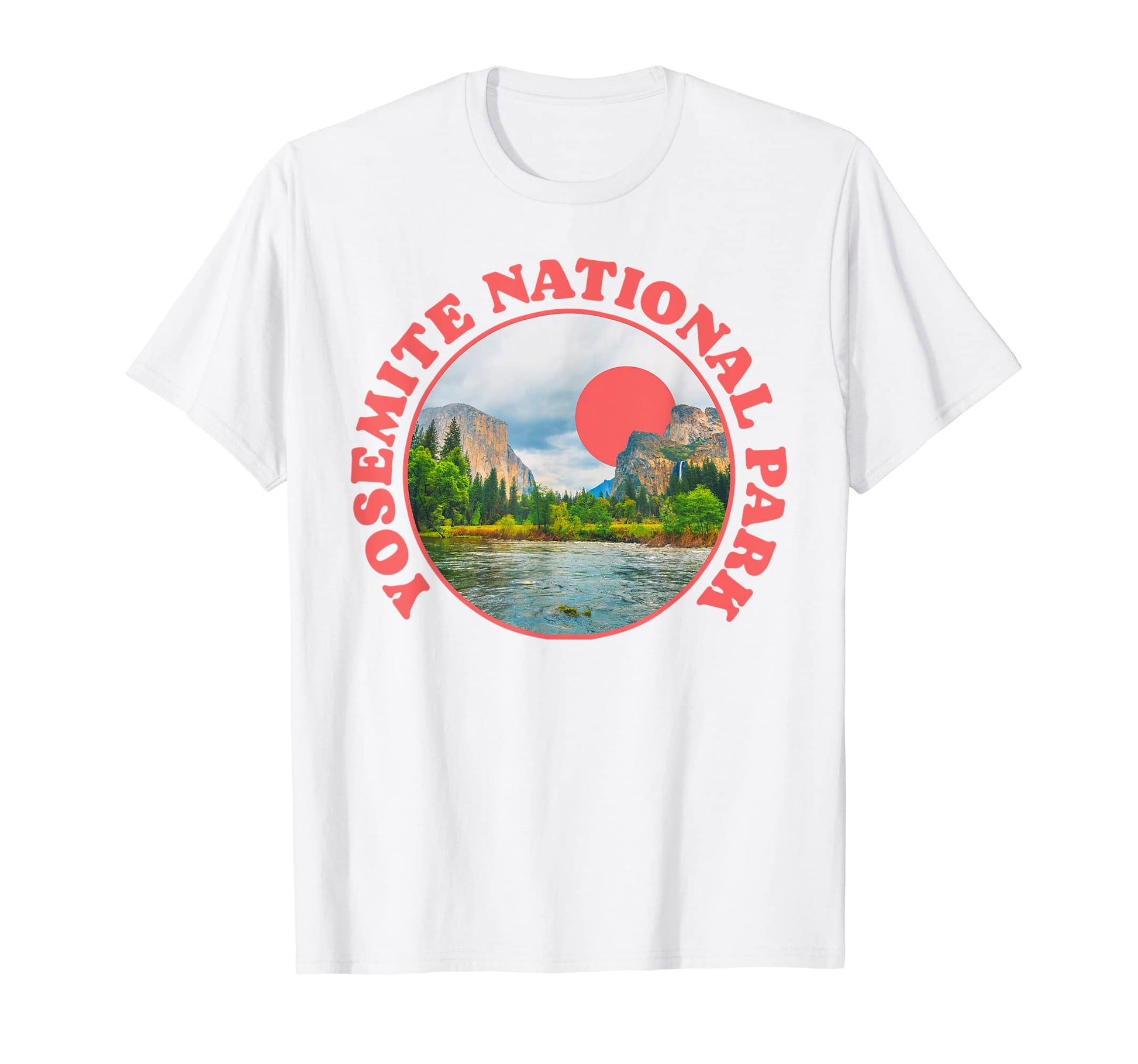 Yosemite Valley National Park Photo T-Shirt - Trendy Graphic for Adults - T-Shirt, Sweatshirt, Hoodie
