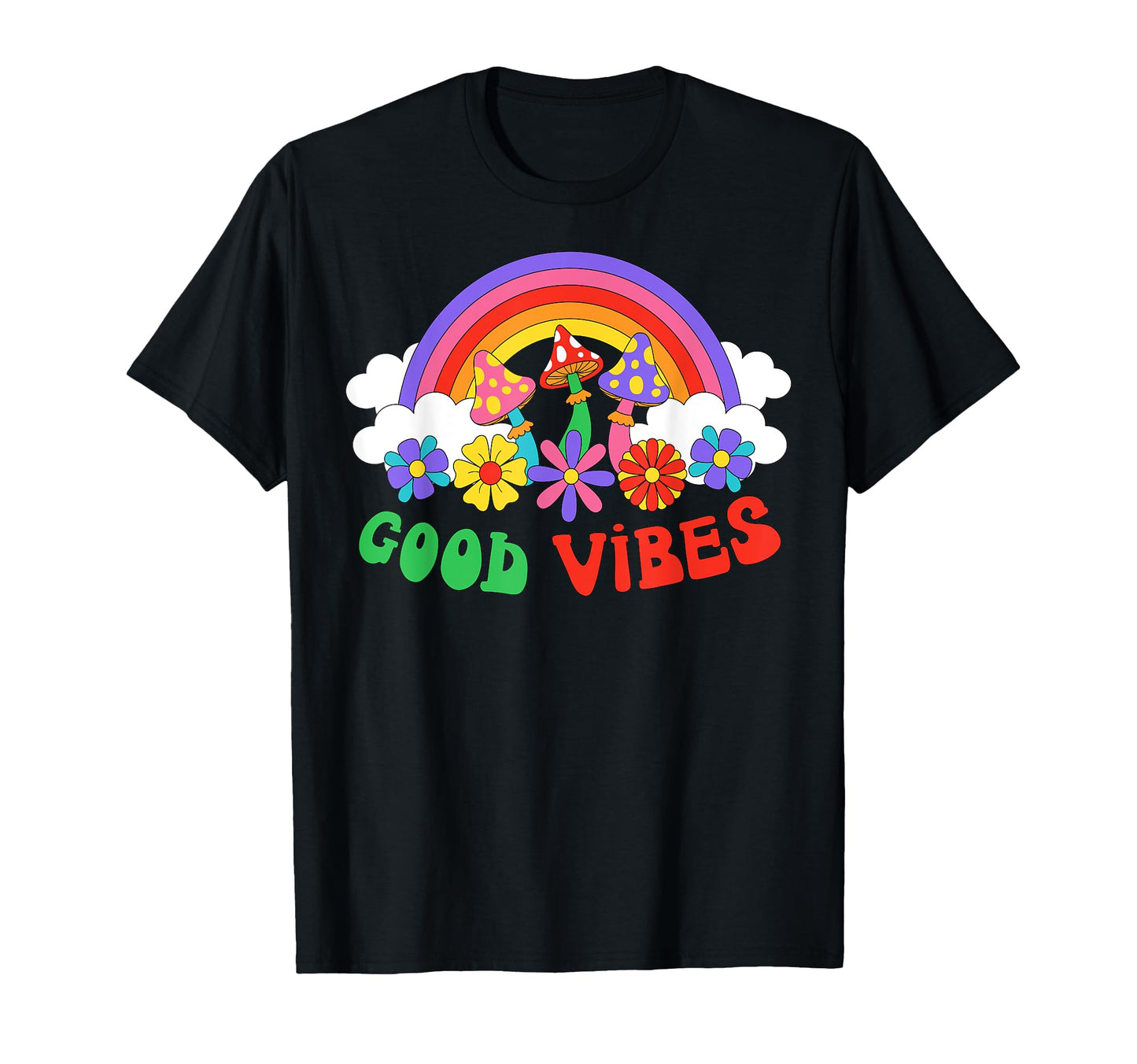 Peace Sign Love 60S 70S Tie Dye Hippie T-Shirt - Aesthetic Graphic Unisex - T-Shirt, Sweatshirt, Hoodie