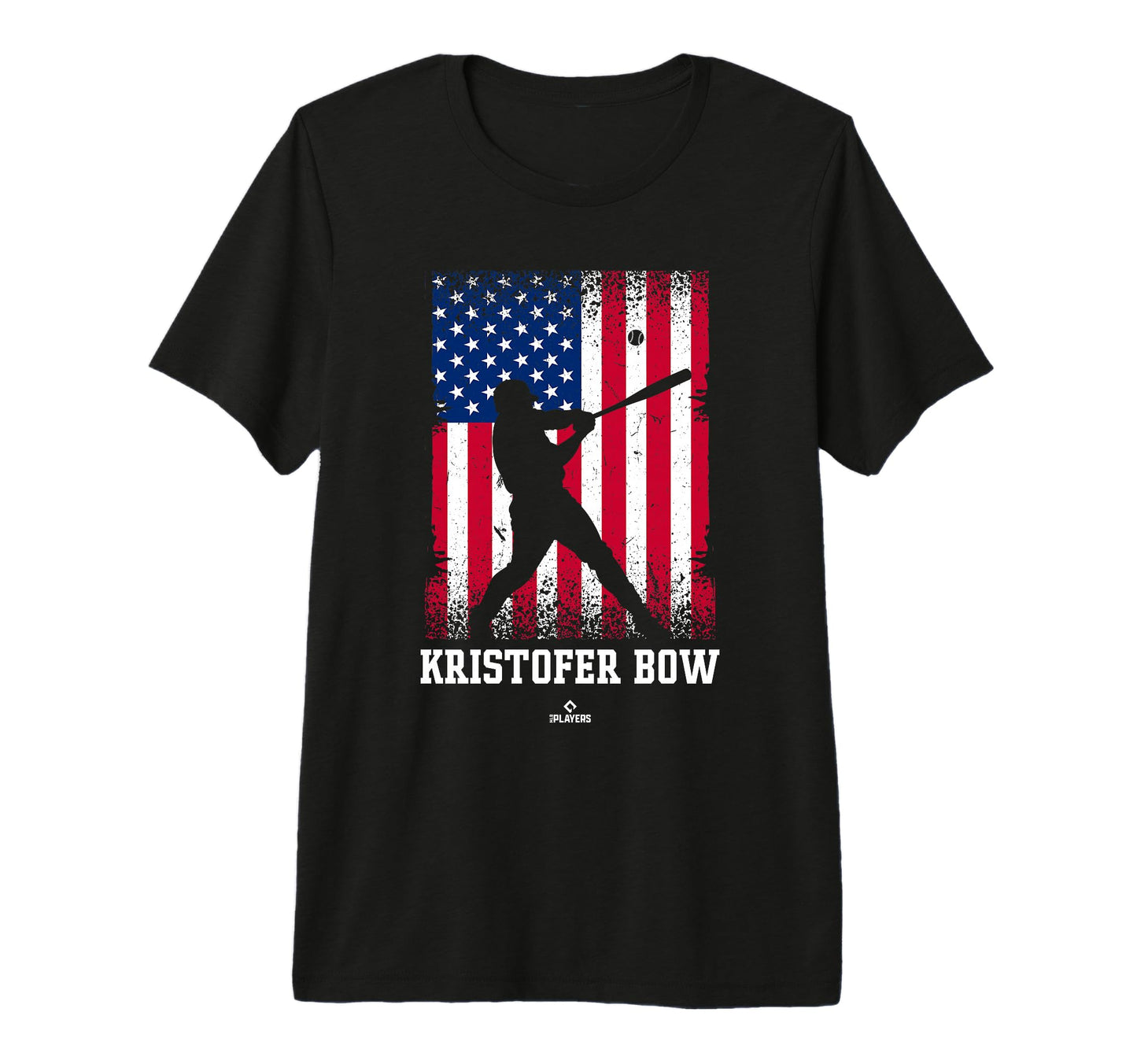 American Flag Swing Kristofer Bow T-Shirt - Fun Novelty Design Unisex - T-Shirt, Sweatshirt, Hoodie