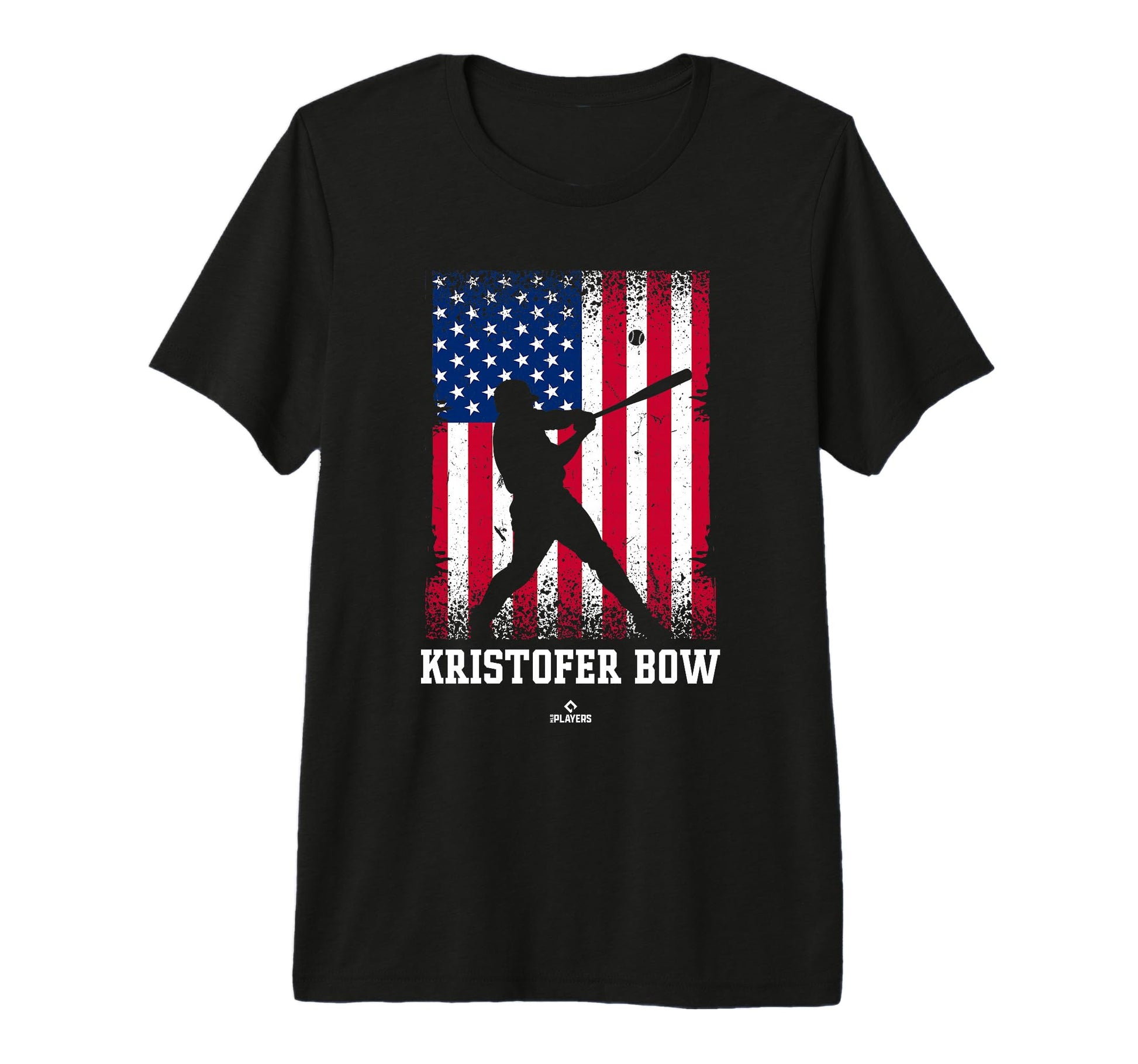 American Flag Swing Kristofer Bow T-Shirt - Fun Novelty Design Unisex - T-Shirt, Sweatshirt, Hoodie