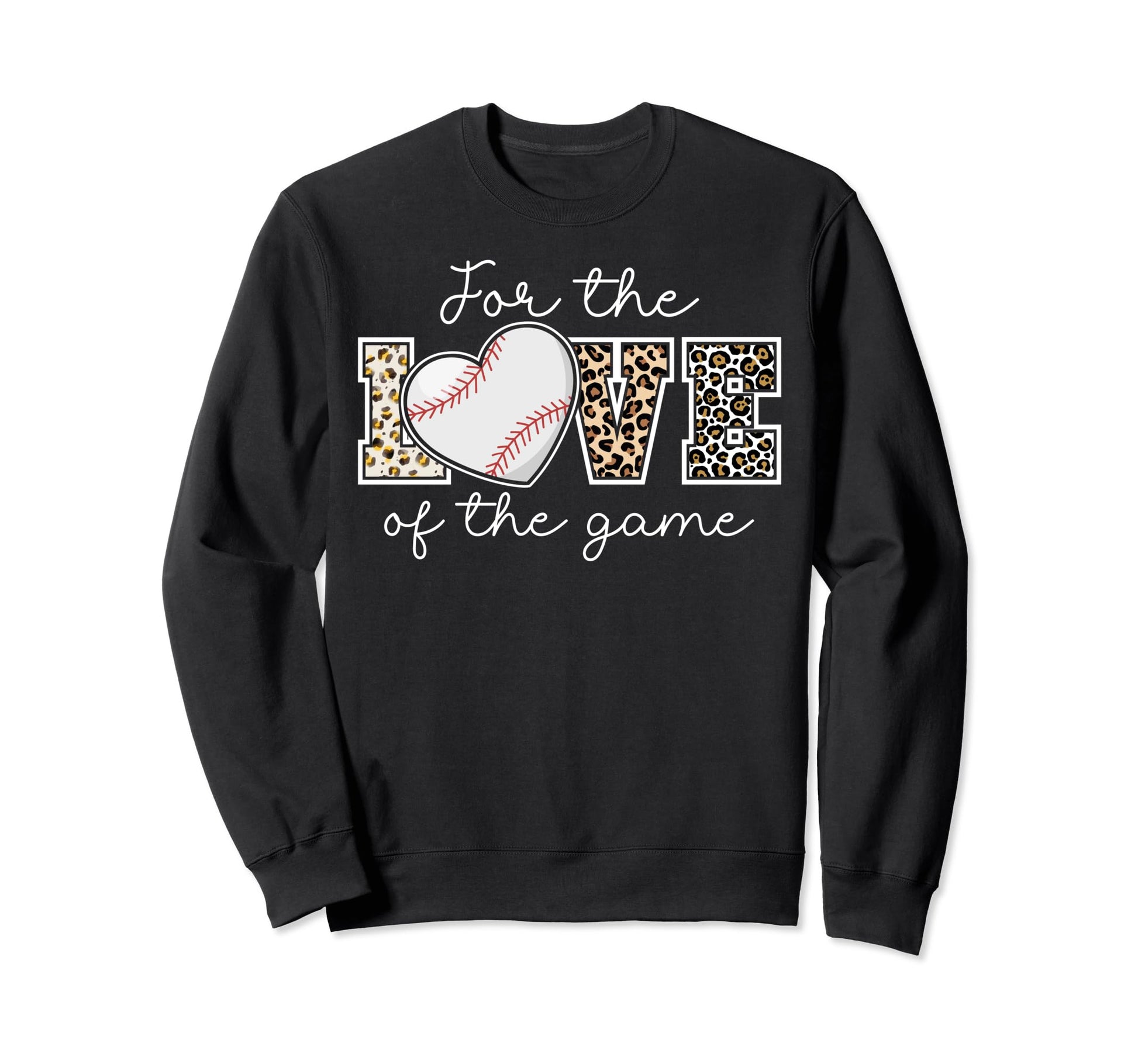 Love Game Baseball Game Day Sweatshirt - Fun Novelty Design Men Women - T-Shirt, Sweatshirt, Hoodie
