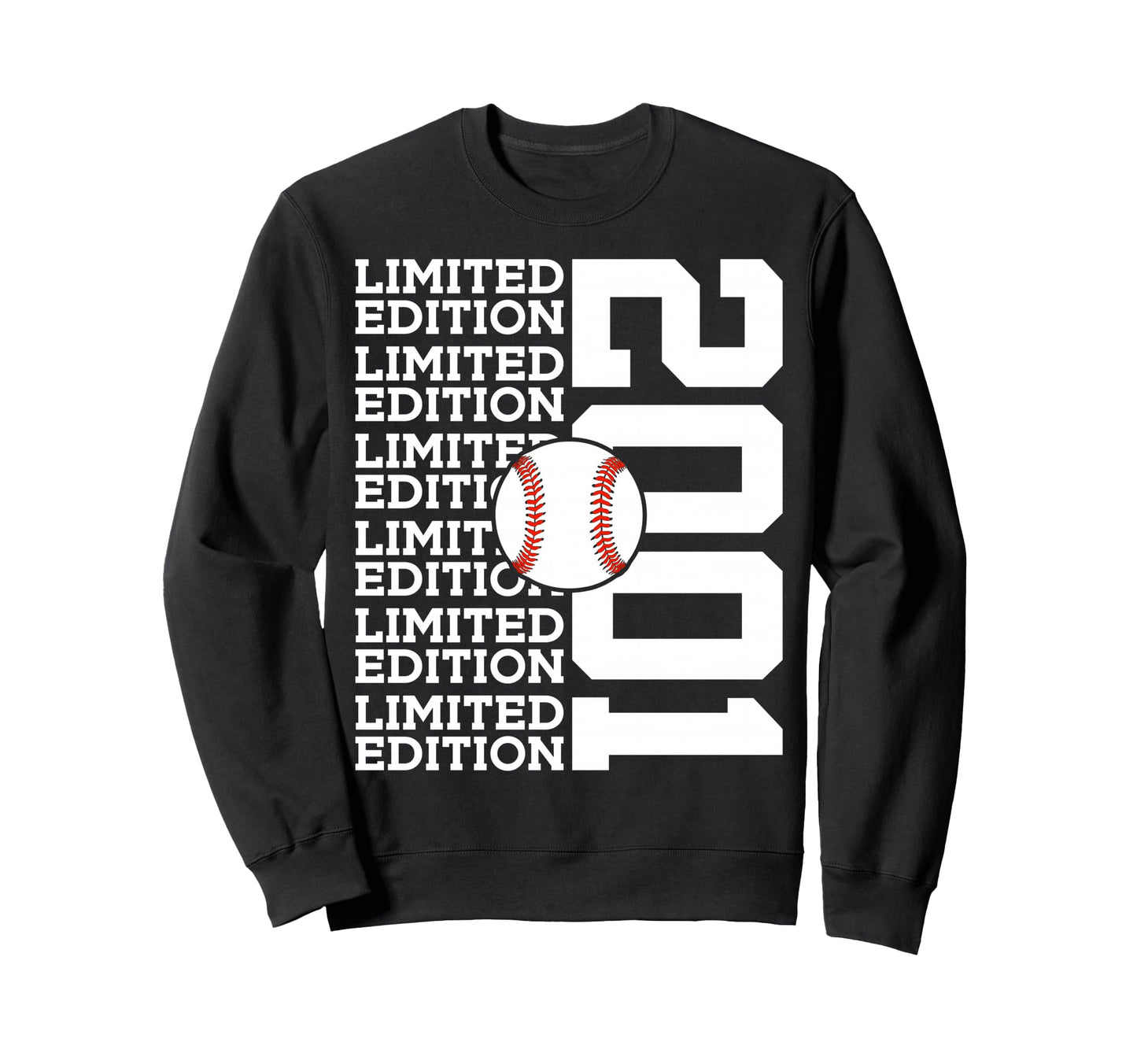 2001 Baseball 25Th Birthday Sweatshirt - Graphic Print Unisex - T-Shirt, Sweatshirt, Hoodie