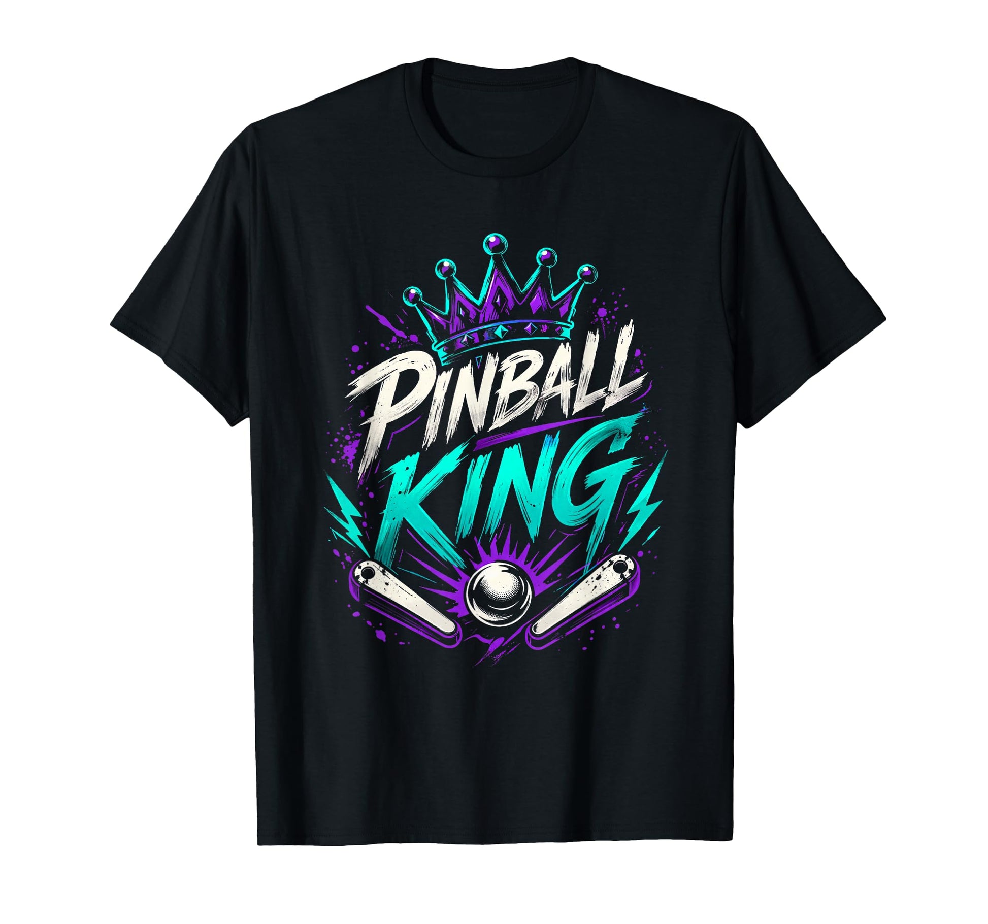 Pinball King Machines Funny Arcade Game T-Shirt - Trendy Graphic Men Women - T-Shirt, Sweatshirt, Hoodie