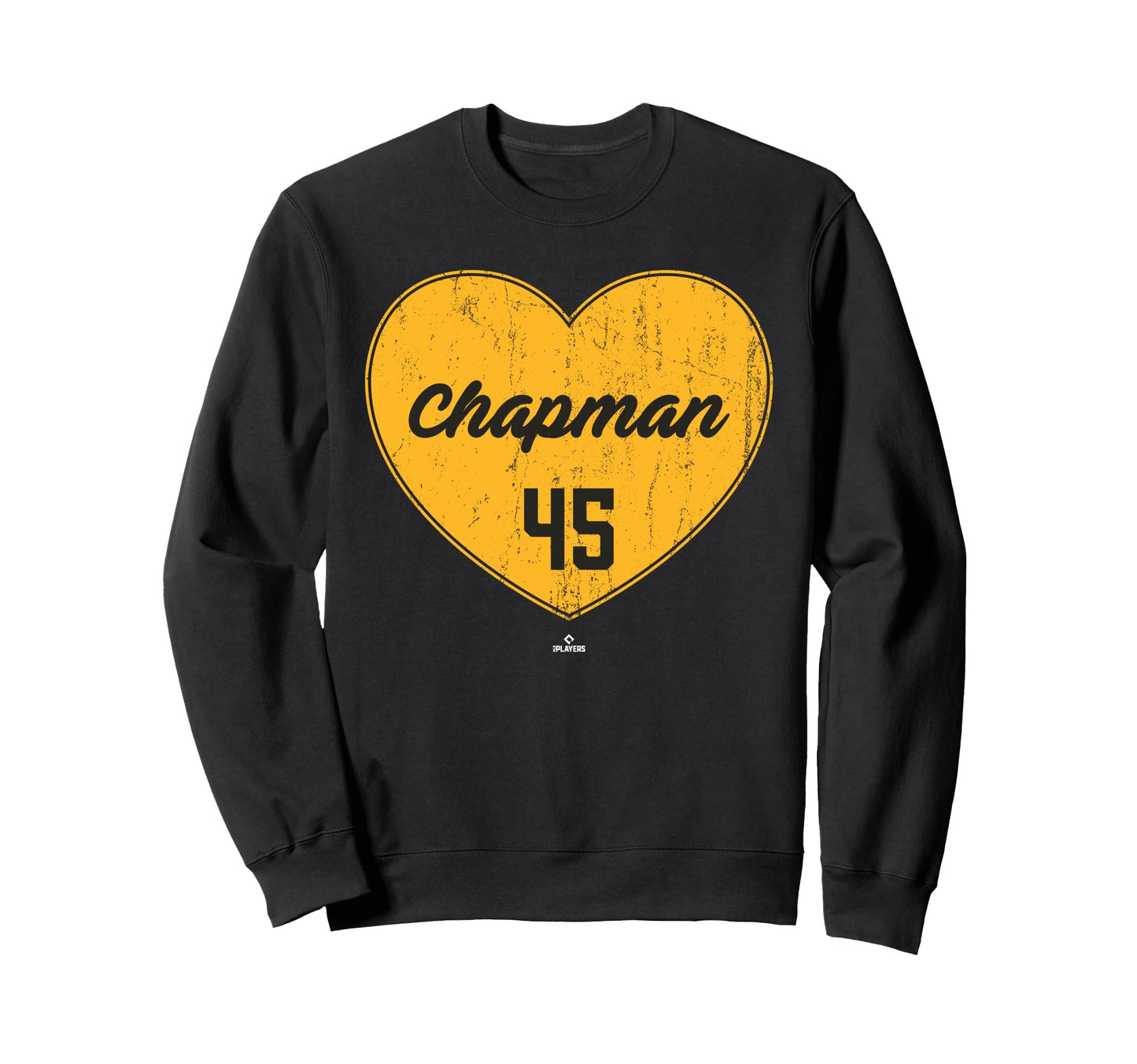 Distressed Heart Aroldis Chapman Sweatshirt - Streetwear Style Men Women - T-Shirt, Sweatshirt, Hoodie