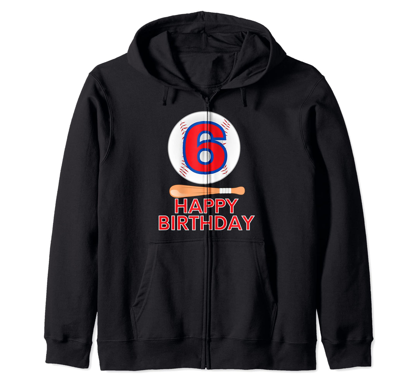 Happy Birthday Baseball Party Hoodie - Streetwear Style Unisex - T-Shirt, Sweatshirt, Hoodie