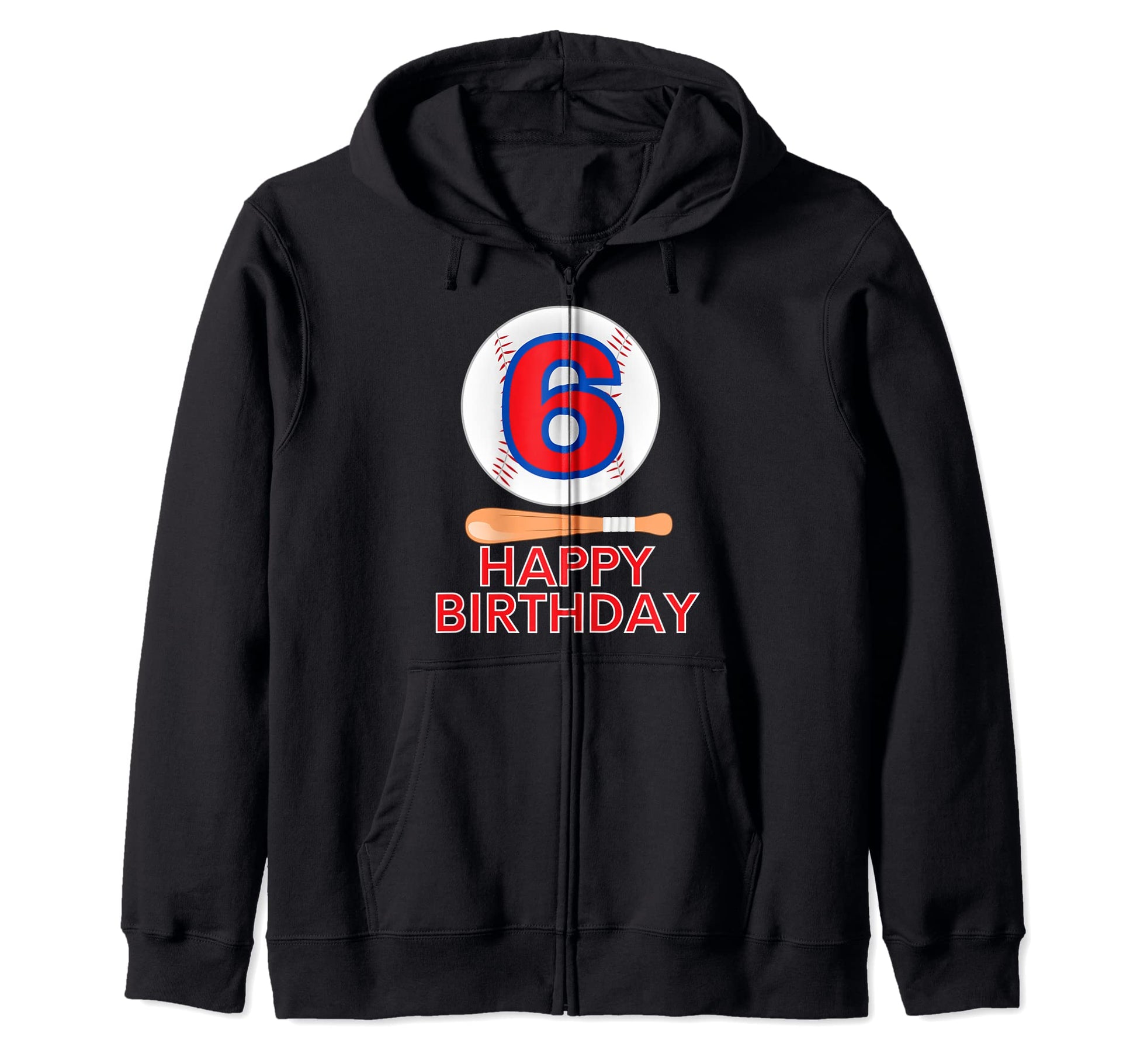 Happy Birthday Baseball Party Hoodie - Streetwear Style Unisex - T-Shirt, Sweatshirt, Hoodie