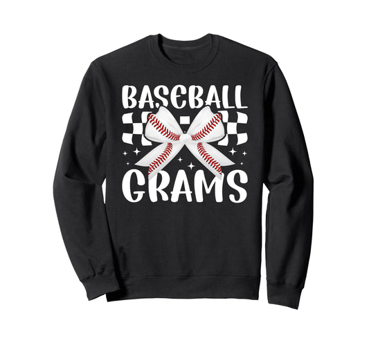 Baseball Grams Coquette Grams Sweatshirt - Minimalist Print Unisex - T-Shirt, Sweatshirt, Hoodie