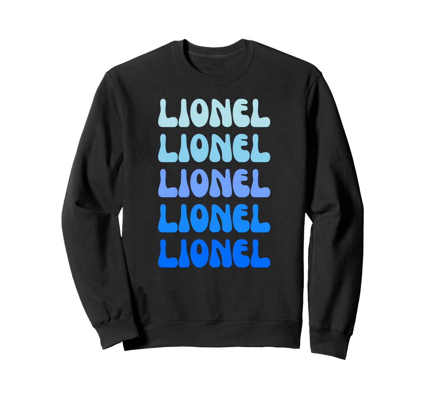 Lionel Name Stack Sweatshirt - Custom Art Print for Adults - T-Shirt, Sweatshirt, Hoodie
