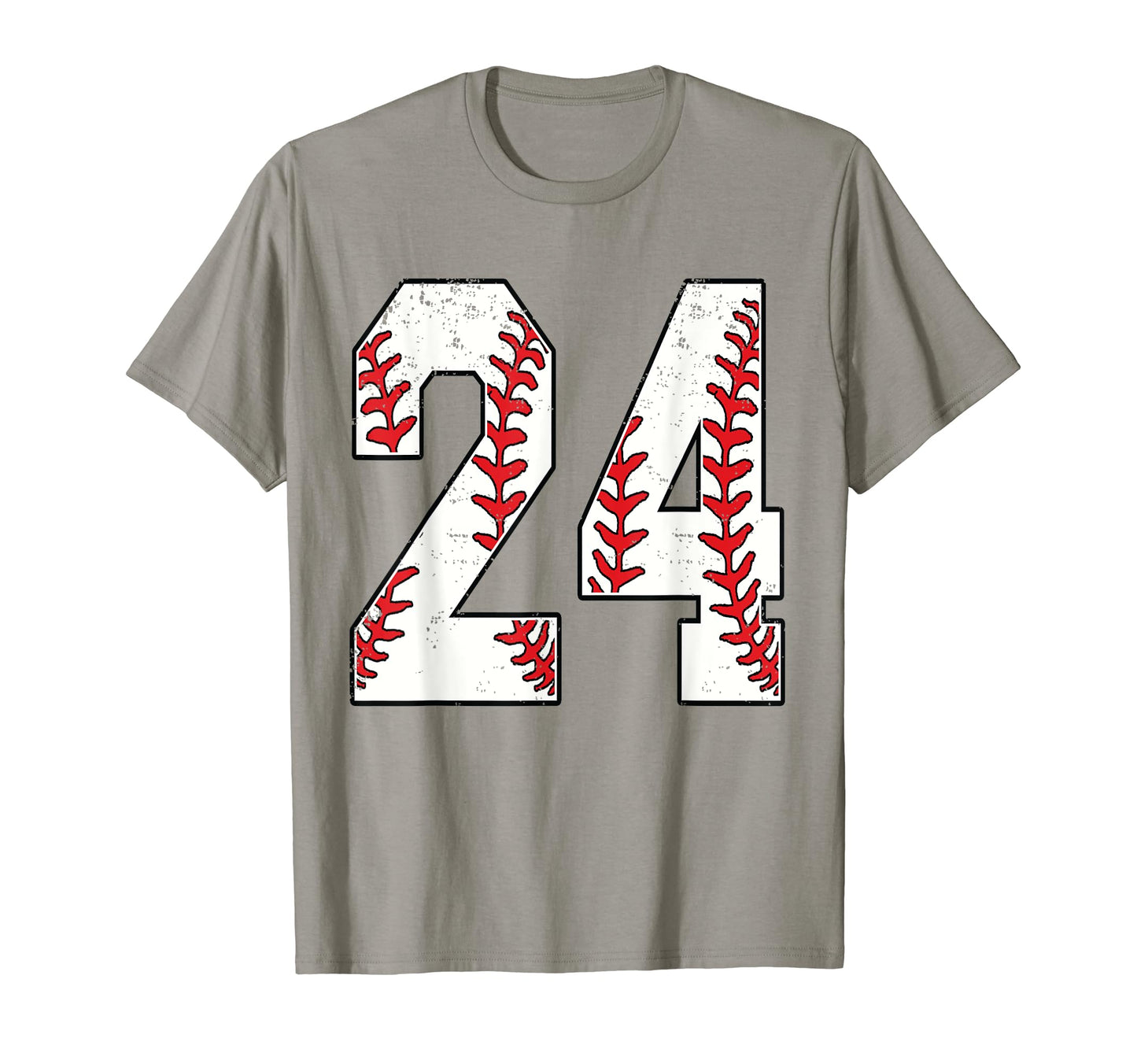 Number 24 Baseball 24 Jersey Number T-Shirt - Unique Graphic Unisex - T-Shirt, Sweatshirt, Hoodie