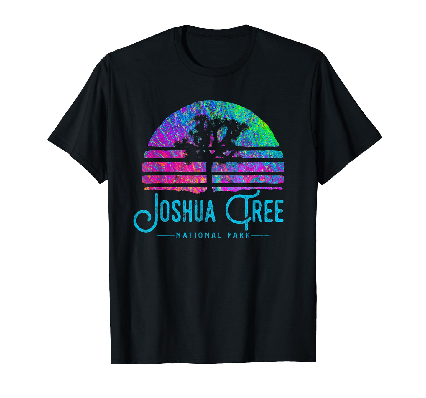 Psychedelic Joshua Tree National Park Road T-Shirt - Unique Graphic Unisex - T-Shirt, Sweatshirt, Hoodie
