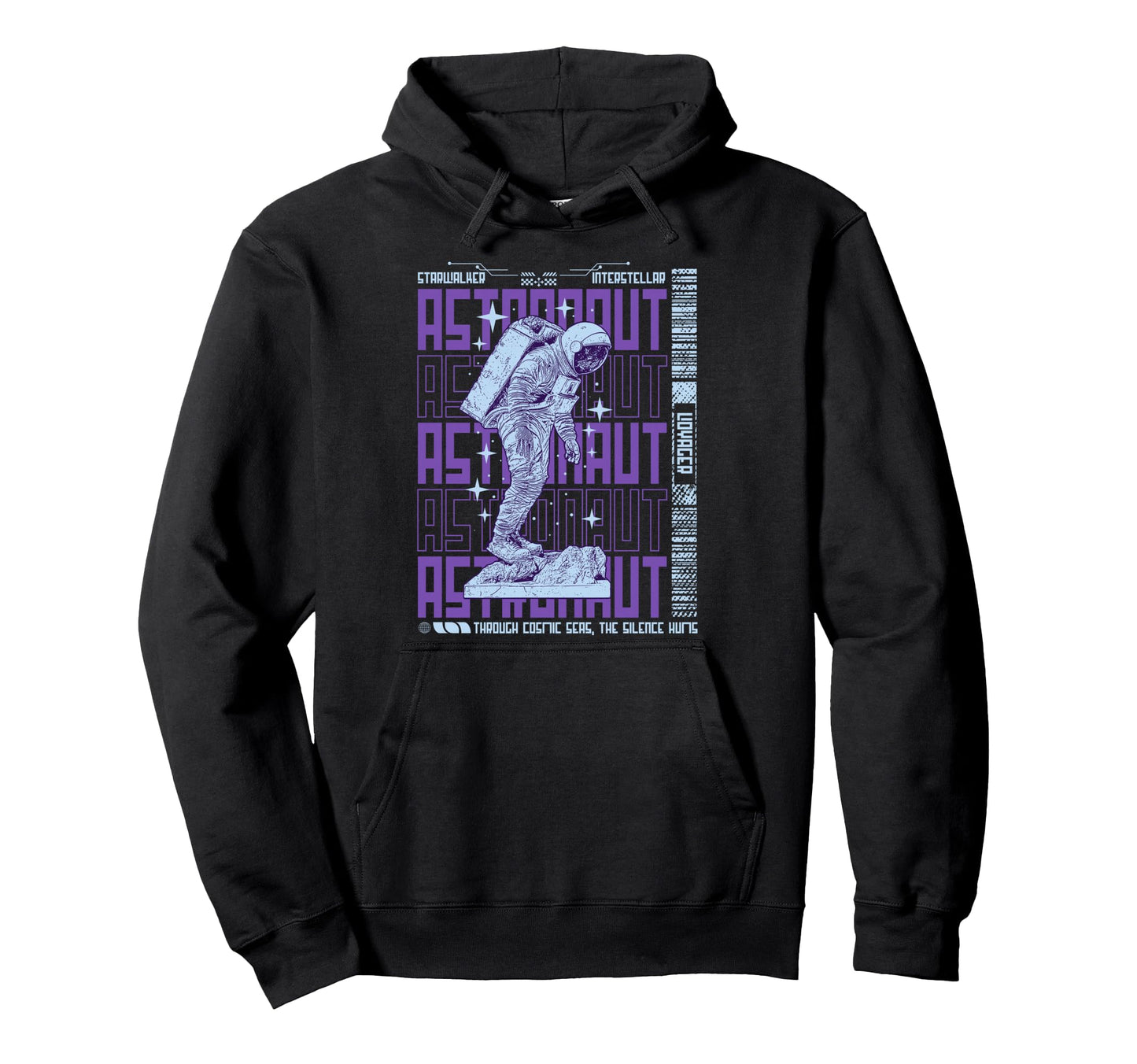Y2K Astronaut Bold Urban Graffiti Hoodie - Aesthetic Graphic Unisex - T-Shirt, Sweatshirt, Hoodie