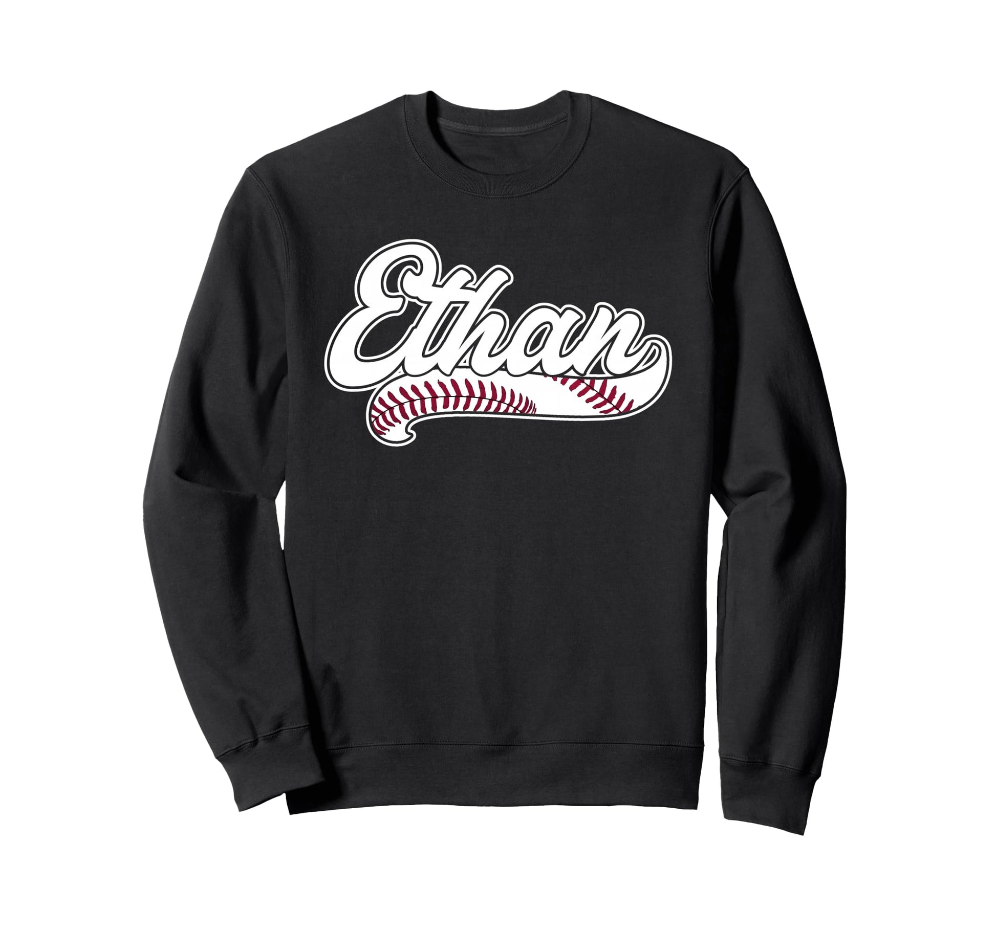 Ethan Personalized Baseball Fan Sweatshirt - Aesthetic Graphic Men Women - T-Shirt, Sweatshirt, Hoodie