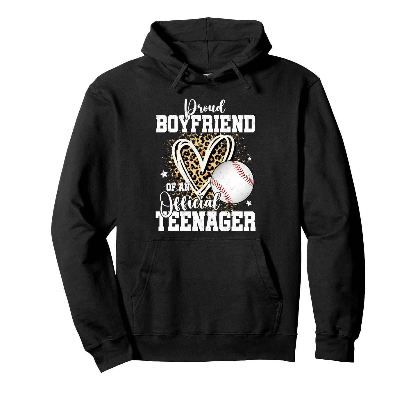 Proud Boyfriend Teenager 13Th Birthday Hoodie - Minimalist Print Unisex - T-Shirt, Sweatshirt, Hoodie
